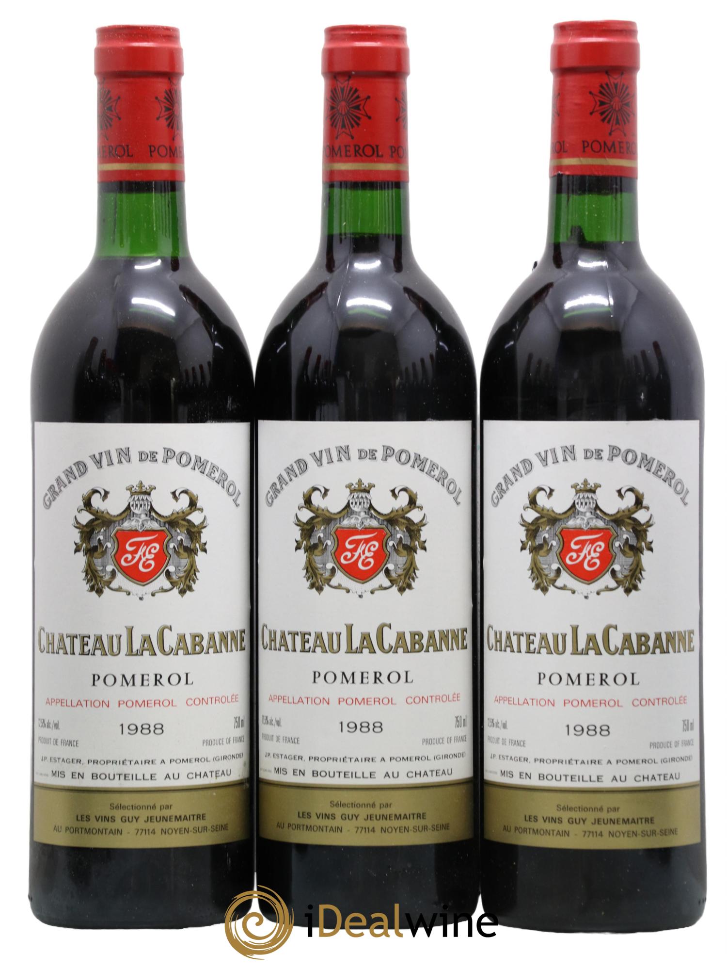 Château la Cabanne 1988 - Lot de 12 bouteilles - 1