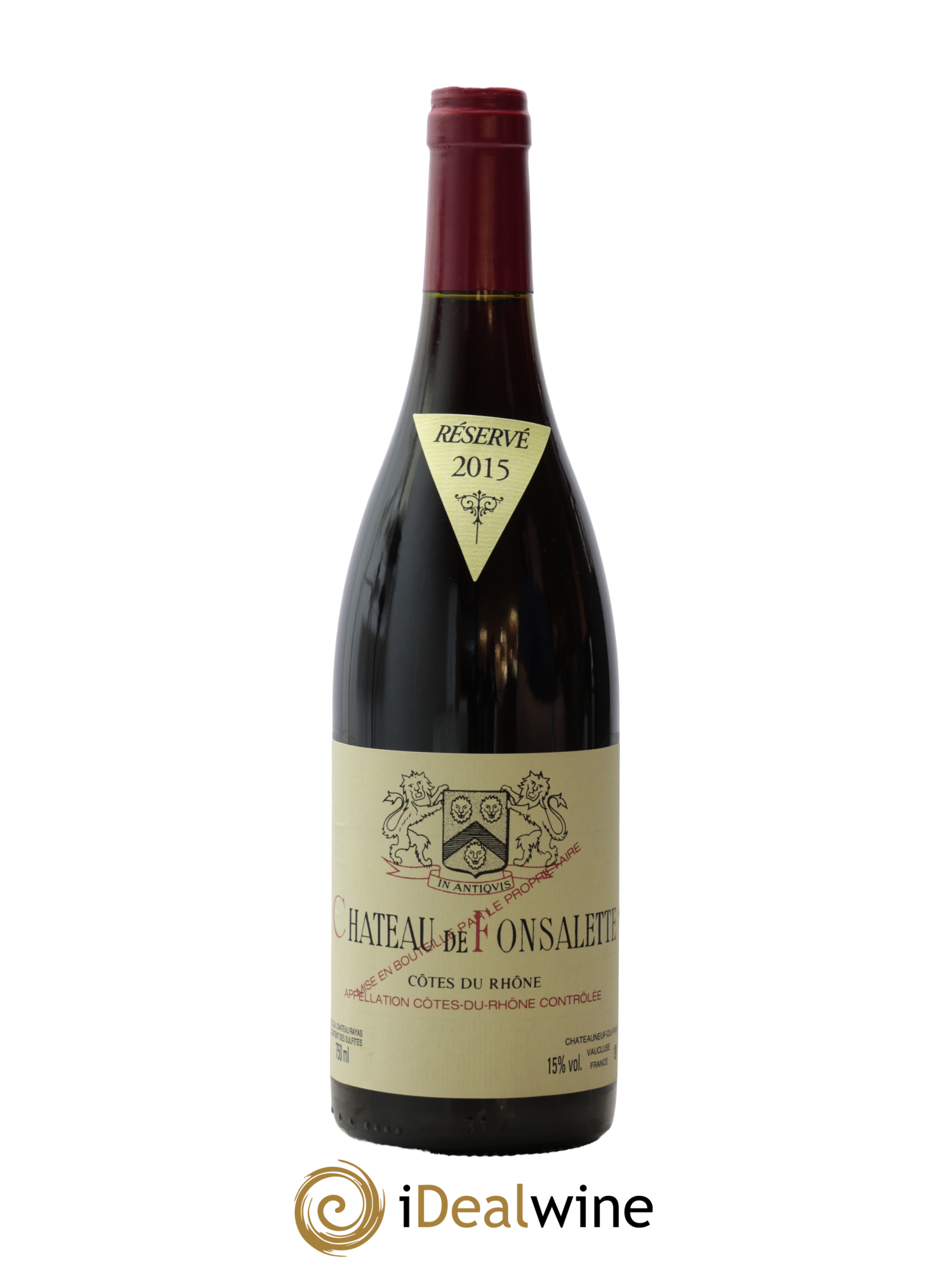 Côtes-du-Rhône Château de Fonsalette Emmanuel Reynaud 2015 - Lot of 1 bottle - 0