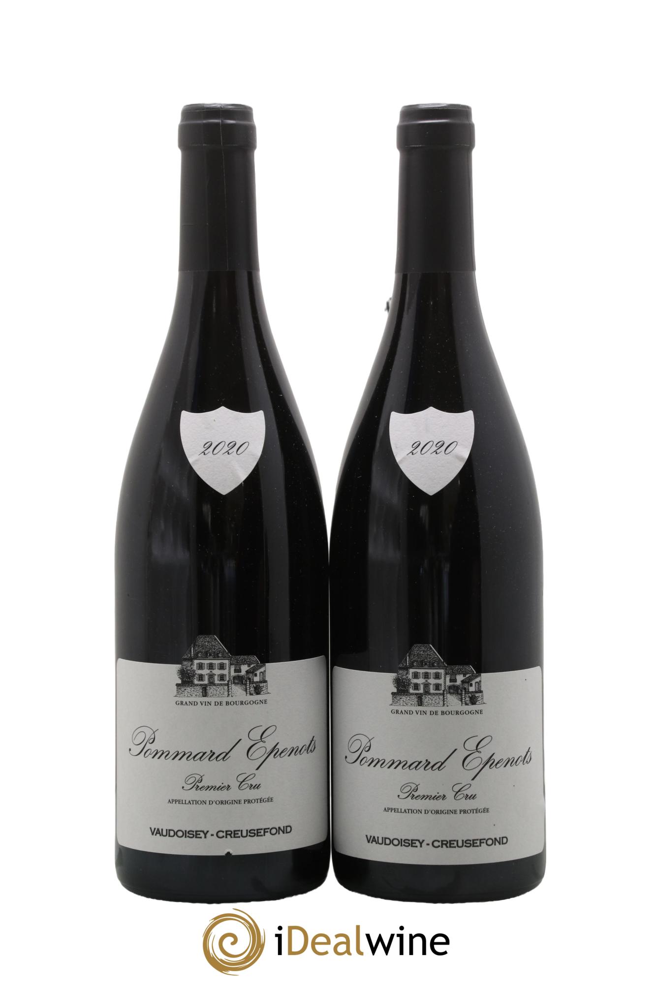 Pommard 1er Cru Epenots Domaine Vaudoisey-Creusefond 2020 - Lot de 2 bouteilles - 0