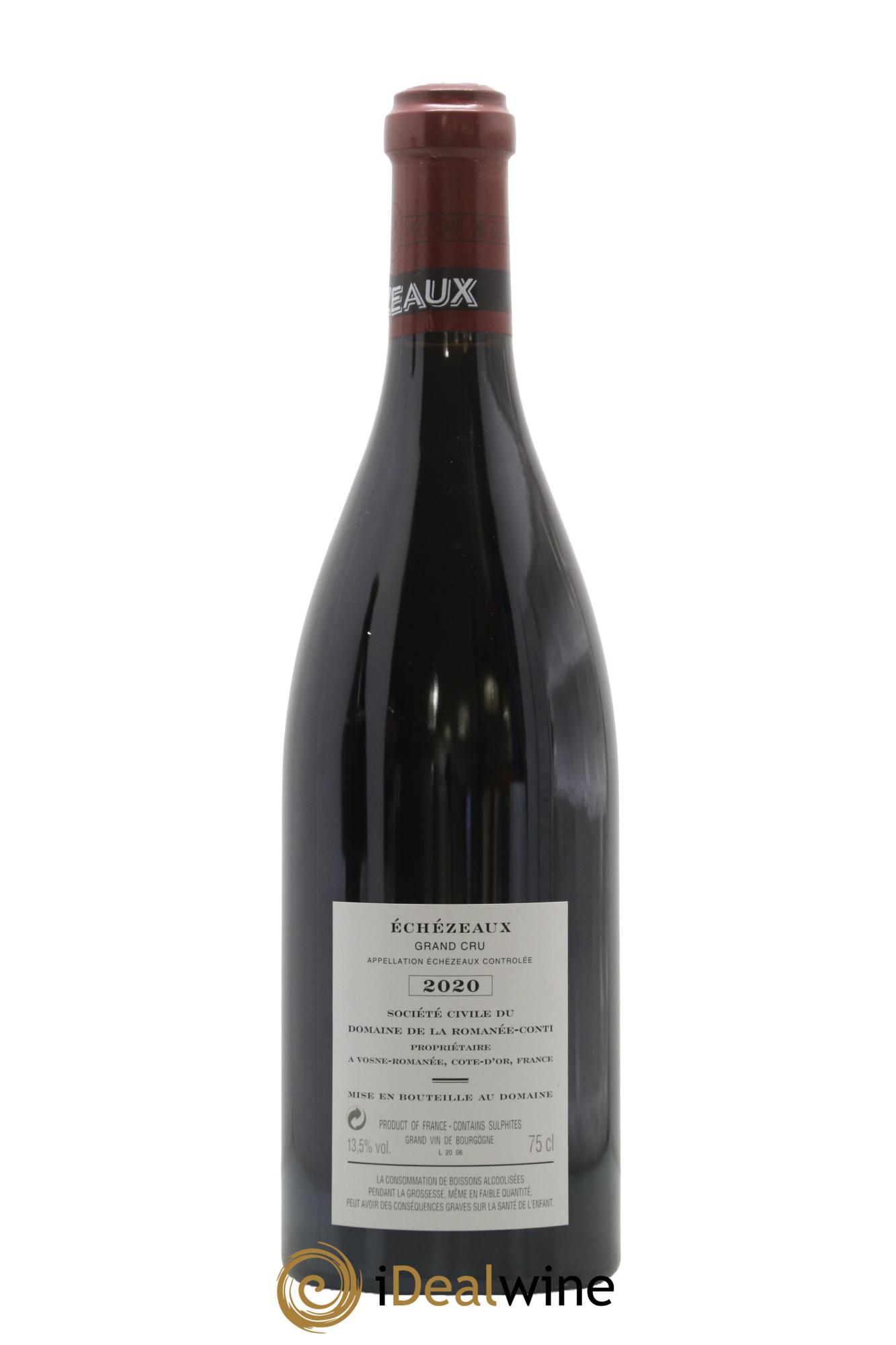 Echezeaux Grand Cru Domaine de la Romanée-Conti 2020 - Posten von 1 Flasche - 1
