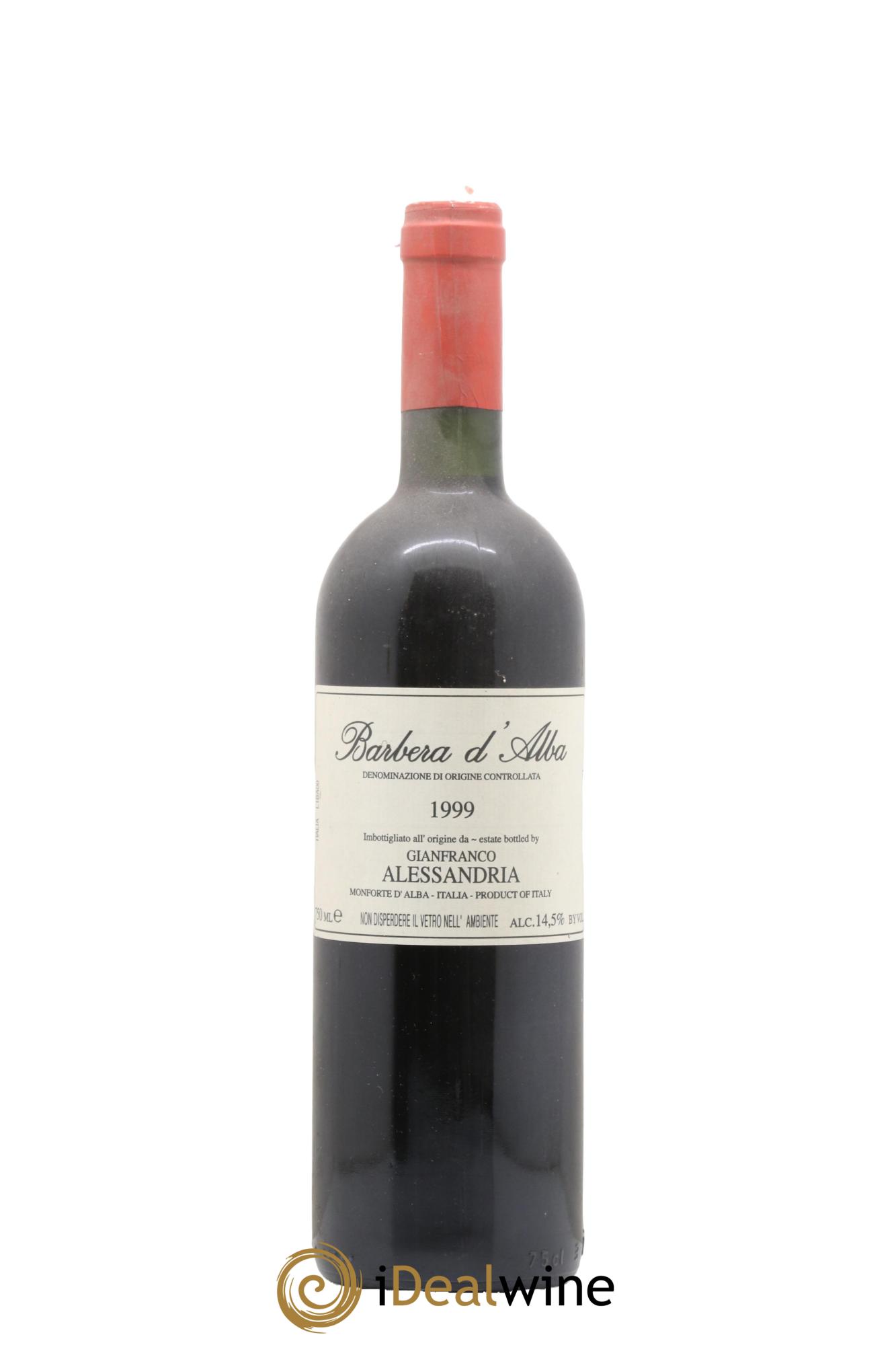 Barbera d'Alba DOC Gianfranco Alessandria 1999 - Posten von 1 Flasche - 0
