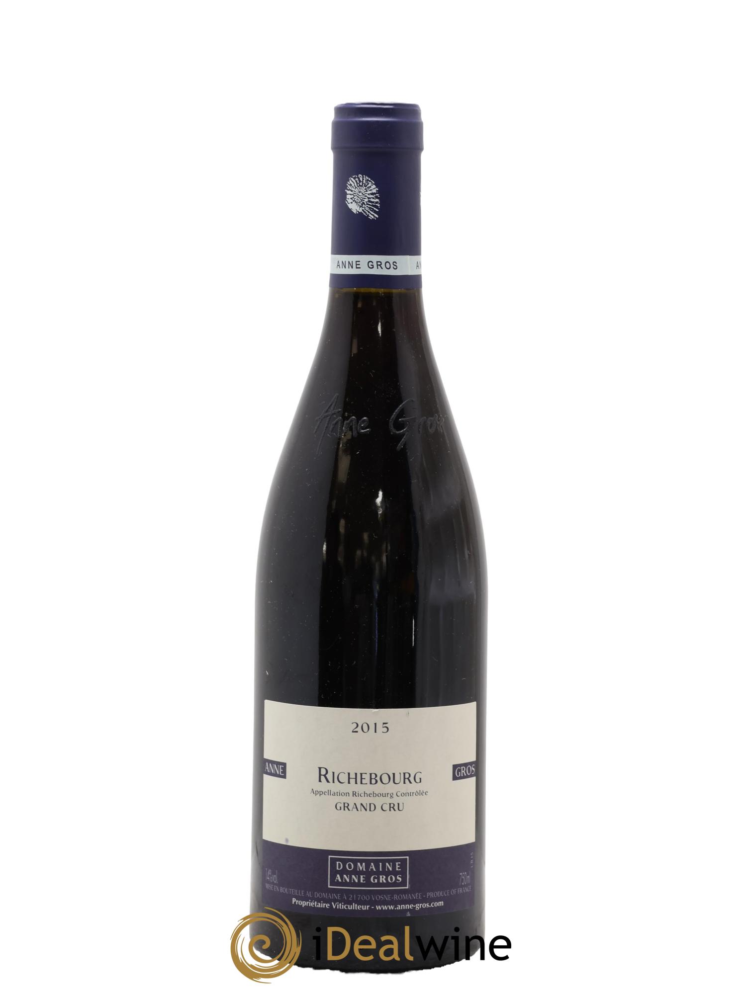 Richebourg Grand Cru Anne Gros 2015 - Lot of 1 bottle - 0