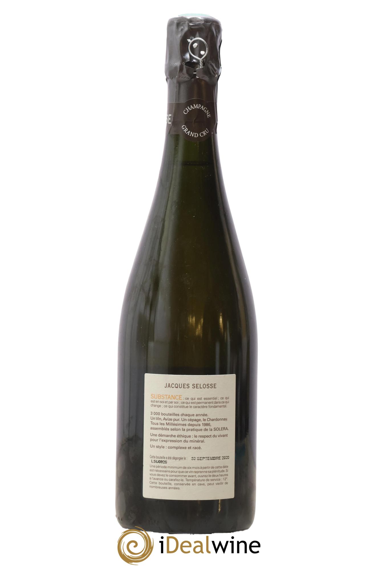 Substance Jacques Selosse - Lot de 1 bouteille - 1