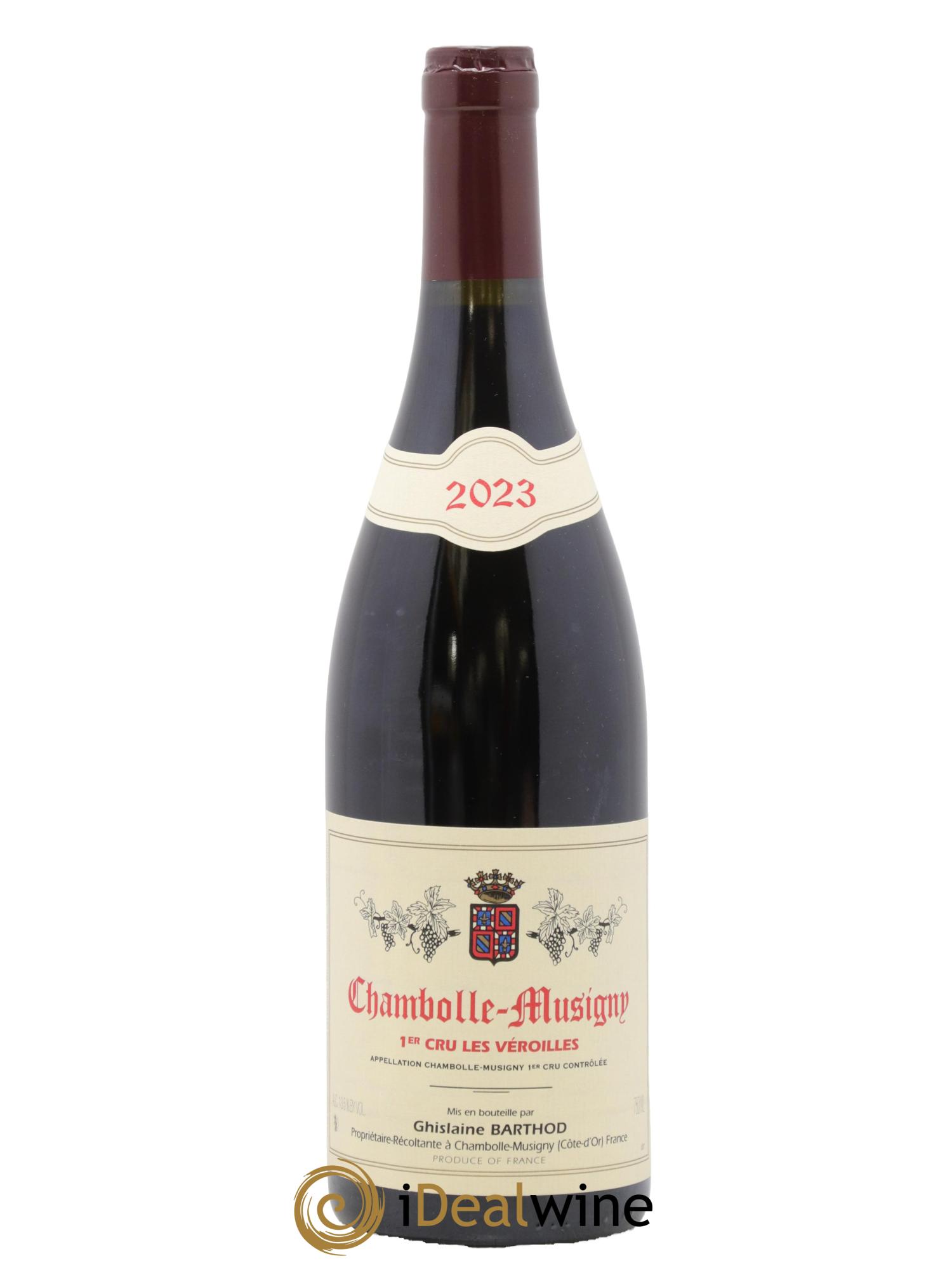 Chambolle-Musigny 1er Cru Les Véroilles Ghislaine Barthod 2023 - Lot de 1 bouteille - 0