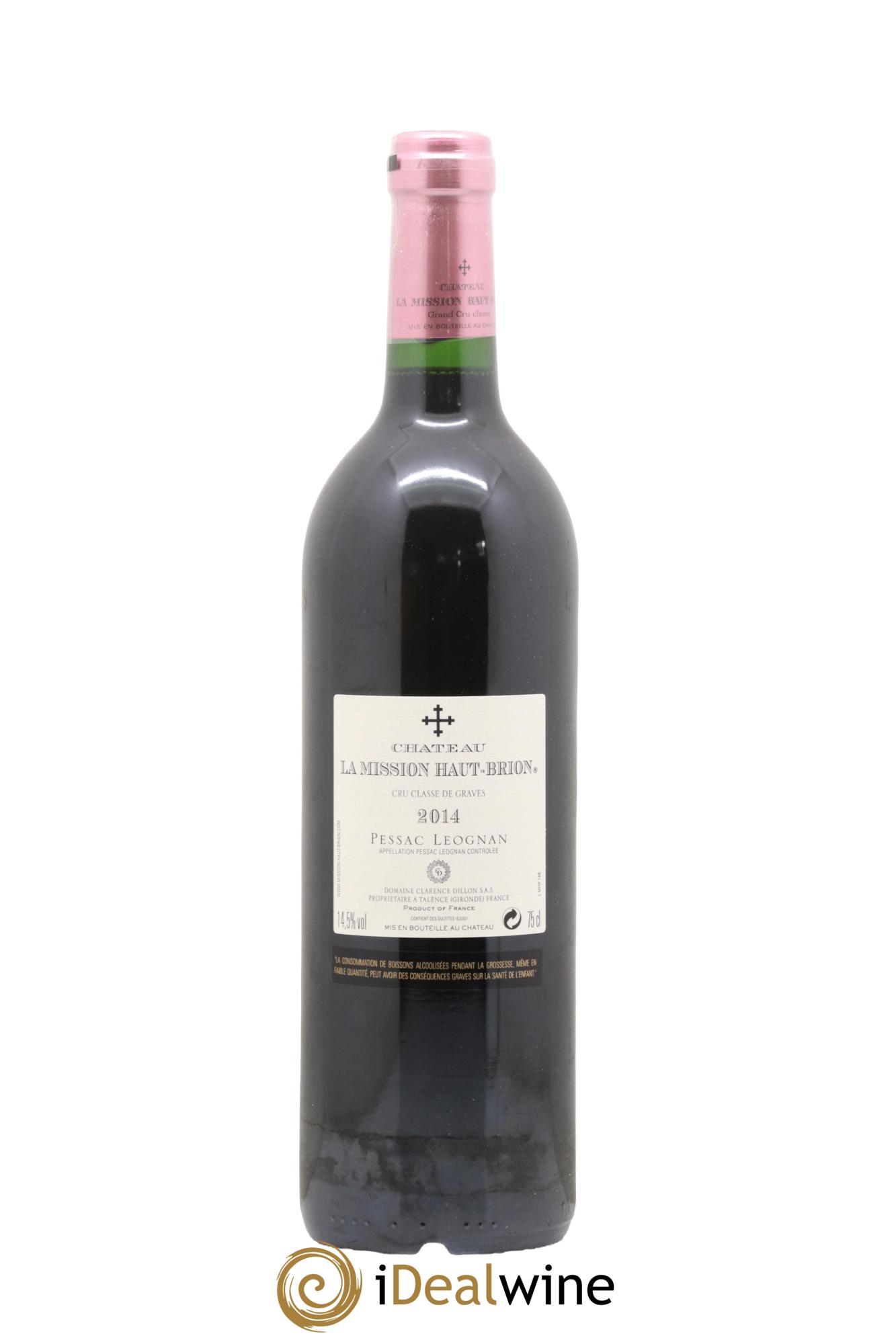 Château la Mission Haut-Brion Cru Classé de Graves 2014 - Lotto di 1 bottiglia - 1