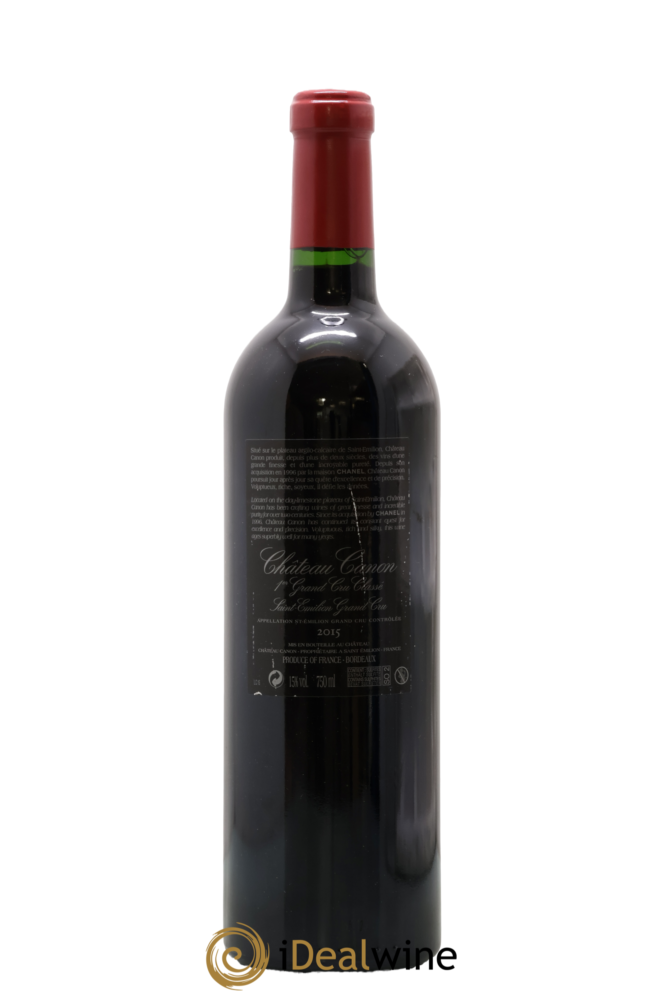 Château Canon 1er Grand Cru Classé B 2015 - Lot of 1 bottle - 1