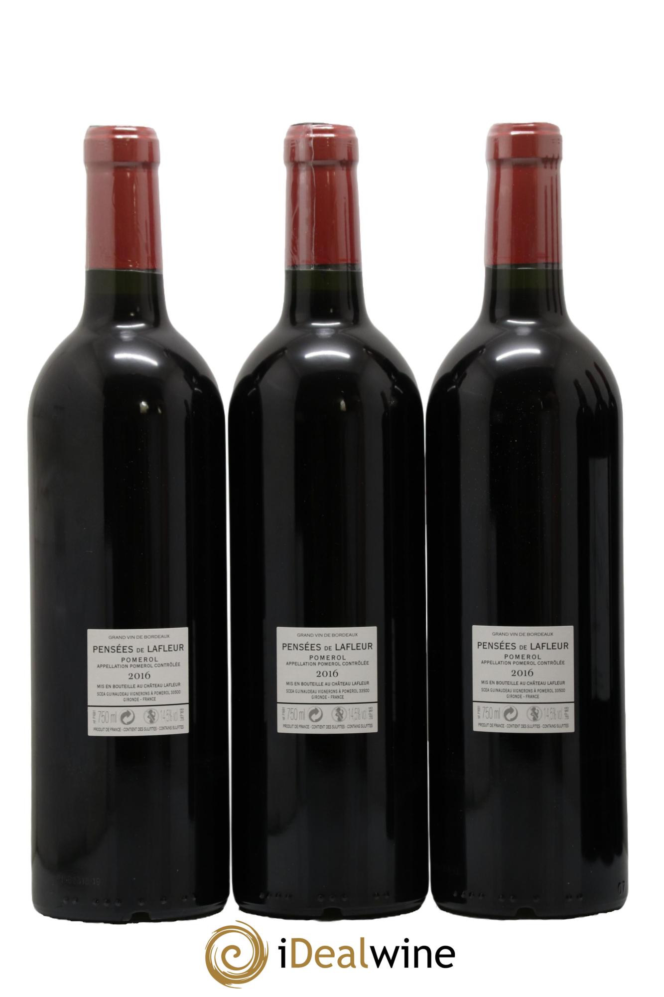 Pensées de Lafleur Second Vin 2016 - Lot de 6 bouteilles - 4