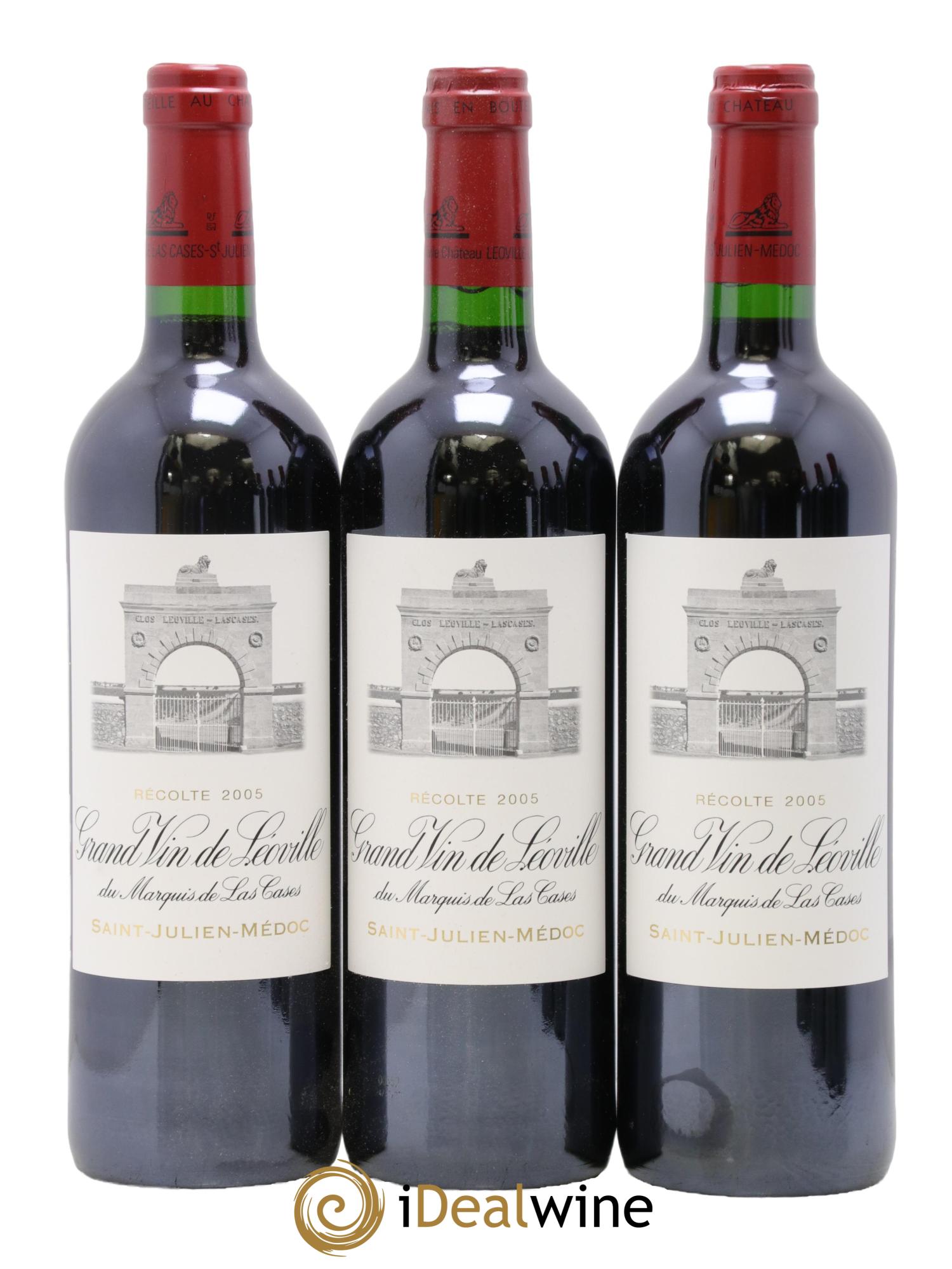 Château Léoville Las Cases 2ème Grand Cru Classé 2005 - Posten von 6 Flaschen - 1