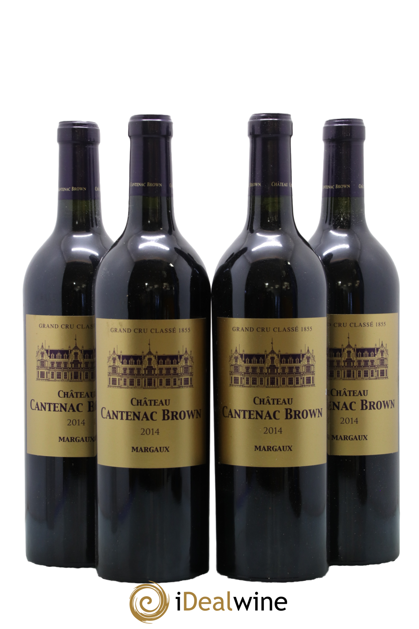 Château Cantenac Brown 3ème Grand Cru Classé 2014 - Lot de 4 bouteilles - 0