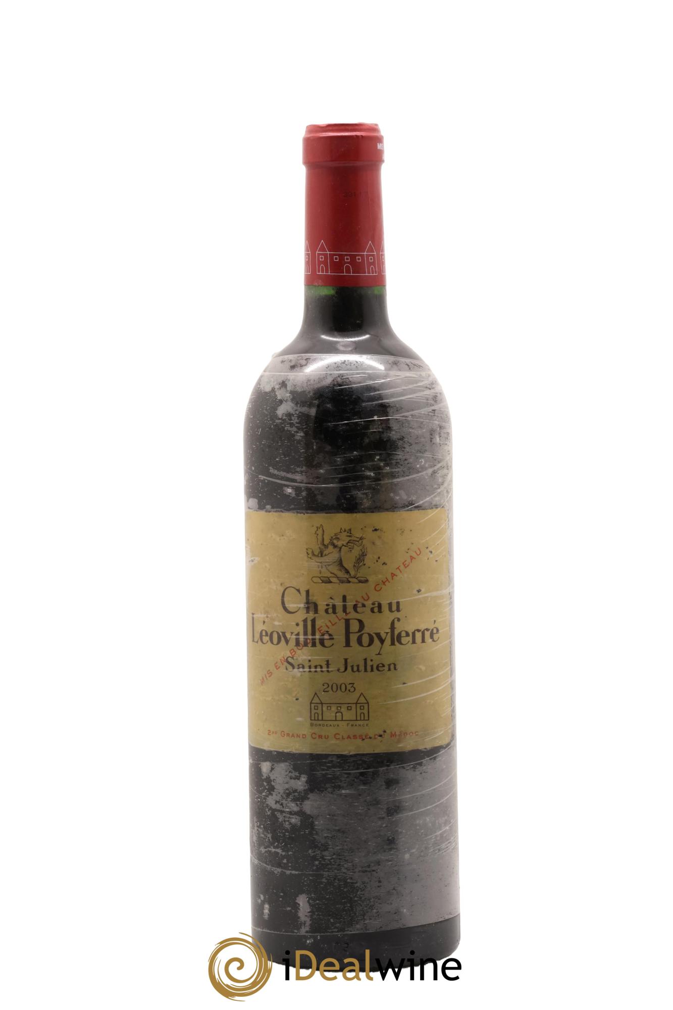 Château Léoville Poyferré 2ème Grand Cru Classé 2003 - Posten von 1 Flasche - 0