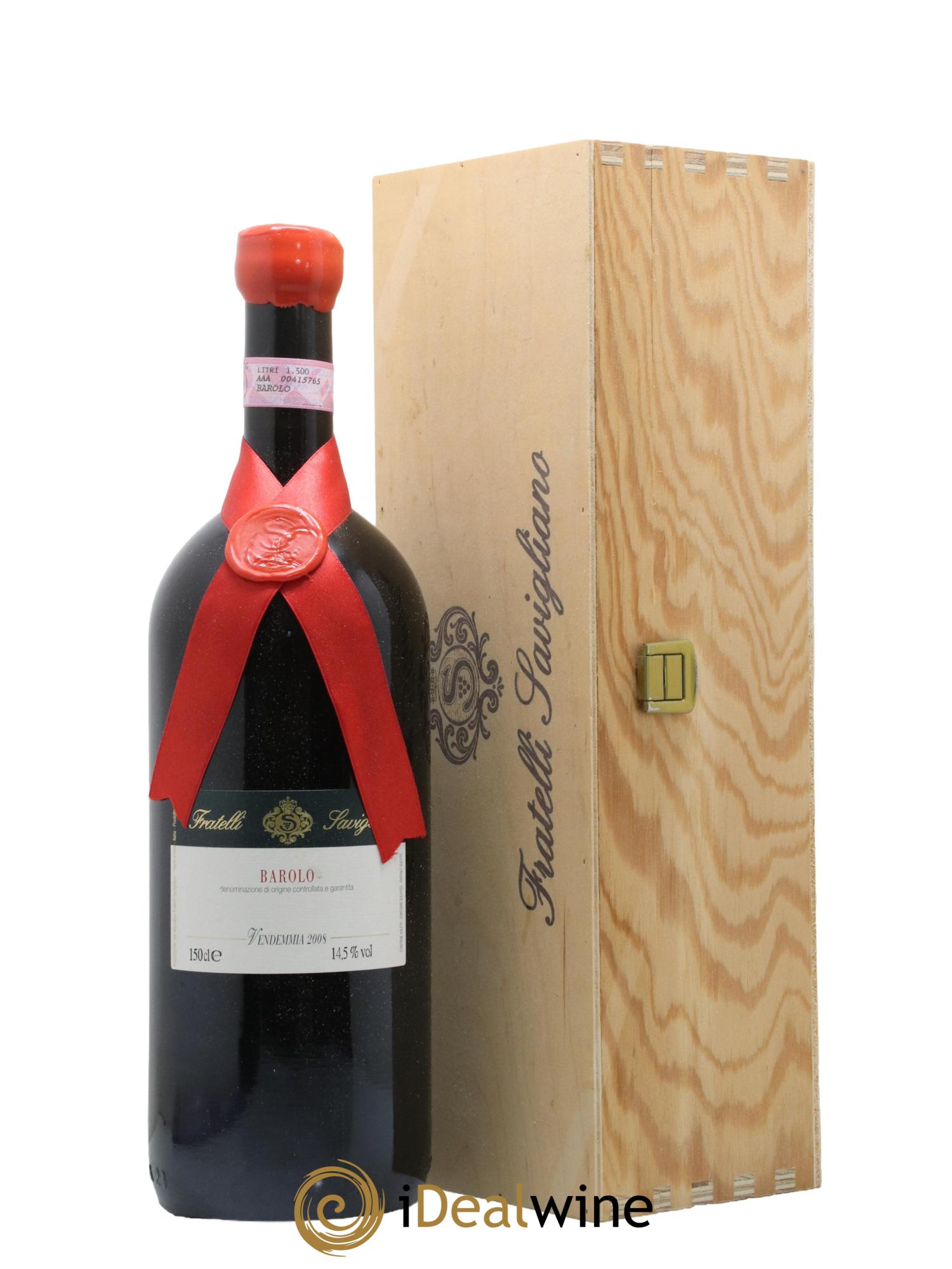Barolo DOCG Fratelli Savigliano 2008 - Lotto di 1 magnum - 0