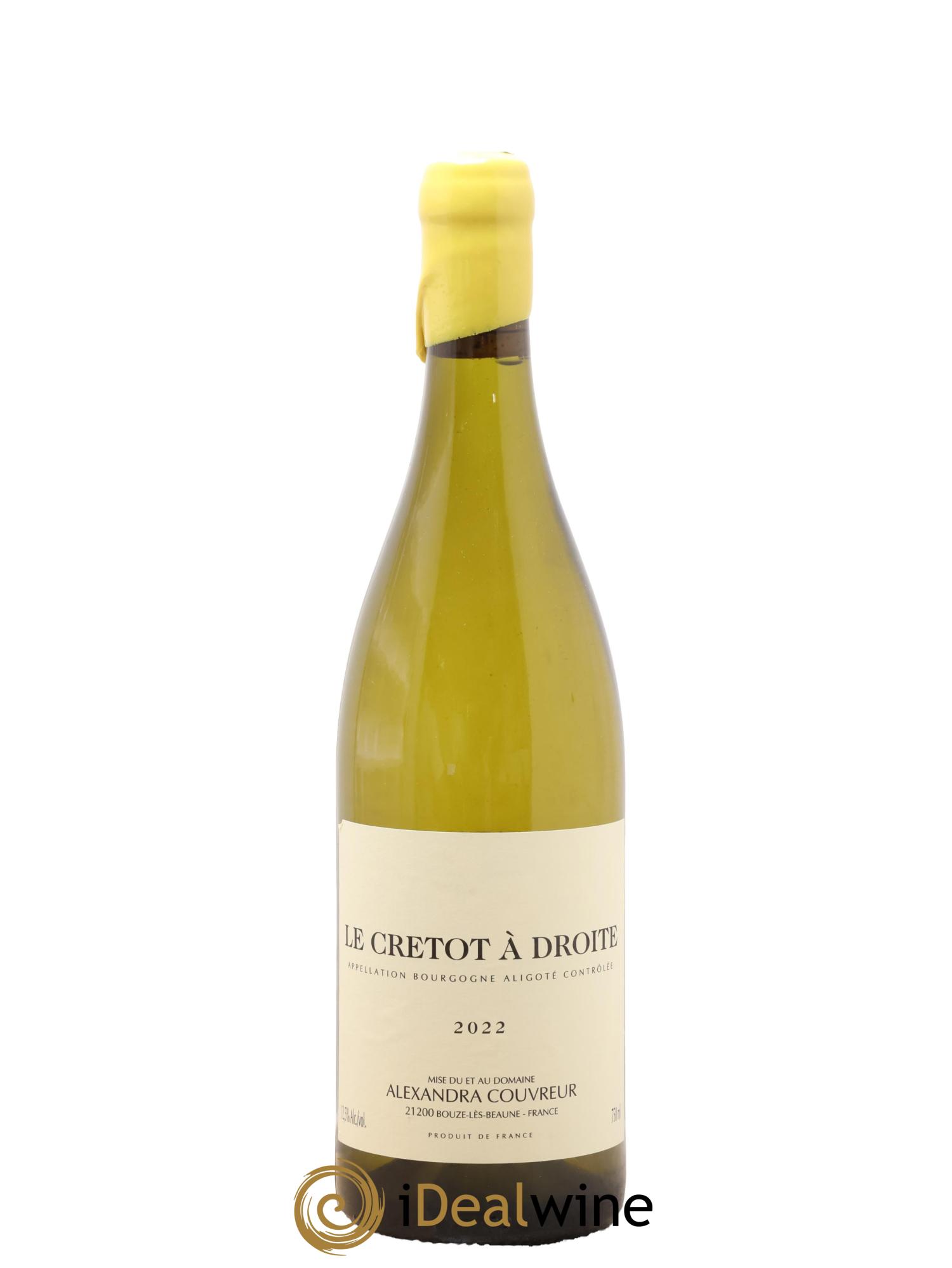 Bourgogne Aligoté Le Cretot à Droite Alexandra Couvreur Le Cretot À Droite Alexandra Couvreur 2022 - Lot de 1 bouteille - 0