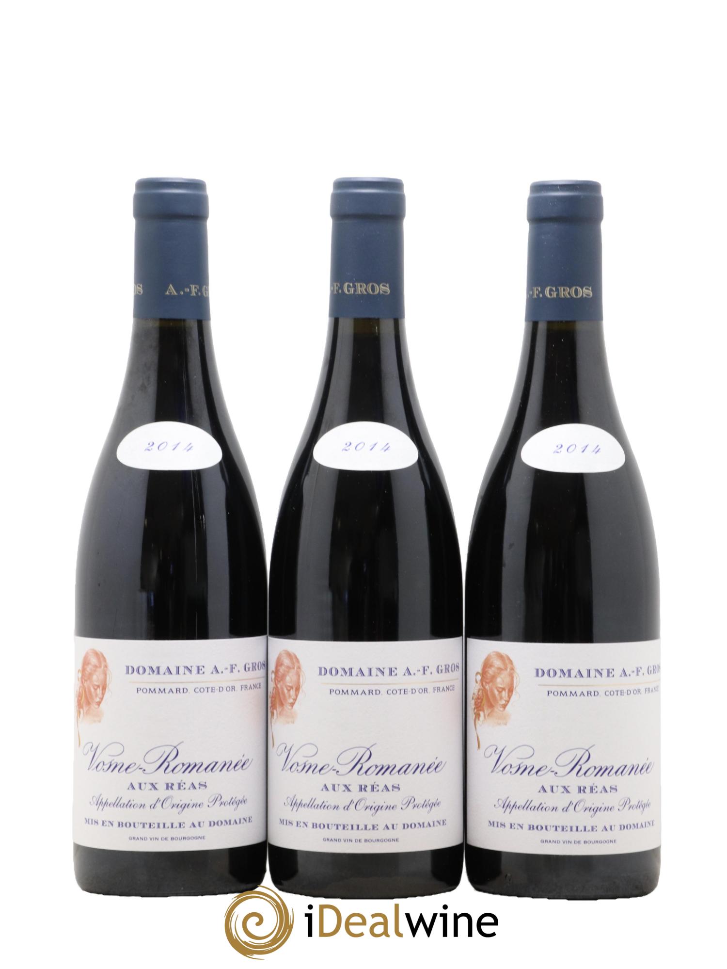 Vosne-Romanée Aux Reas A.-F. Gros 2014 - Lotto di 3 bottiglie - 0