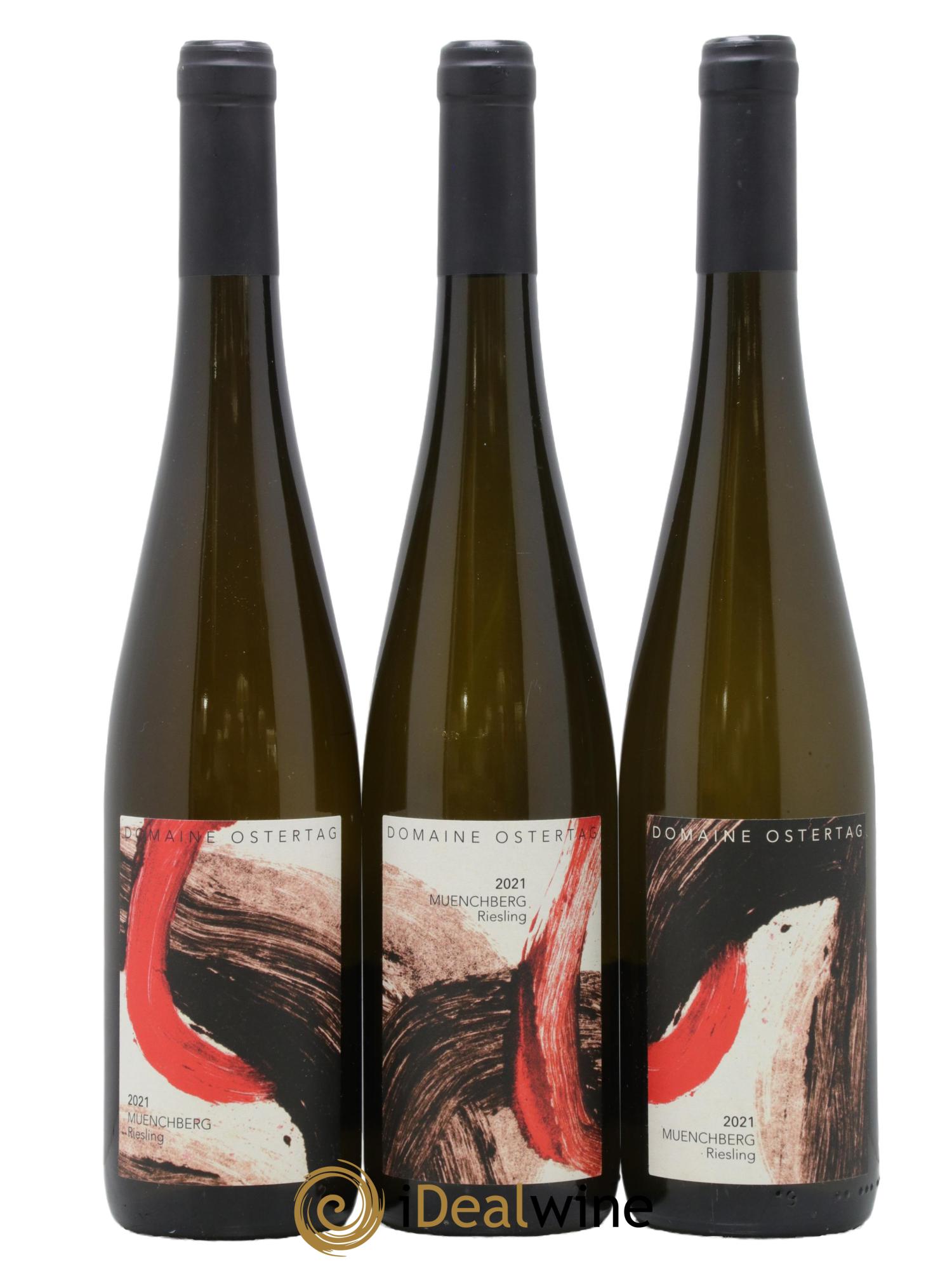 Alsace Riesling Grand Cru Muenchberg Ostertag (Domaine) 2021 - Lot de 3 bouteilles - 0