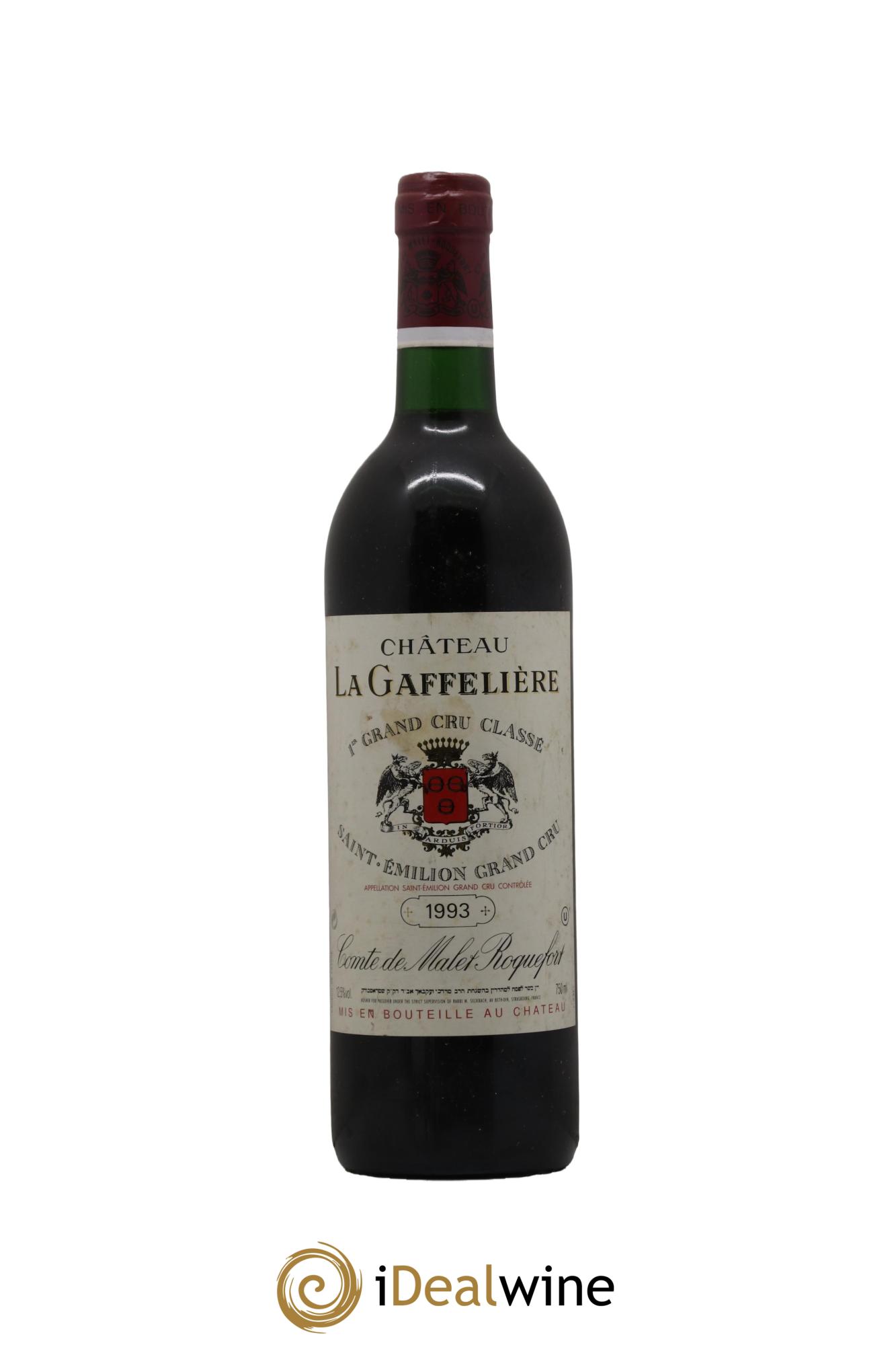 Château la Gaffelière 1er Grand Cru Classé B 1993 - Lot de 1 bouteille - 0
