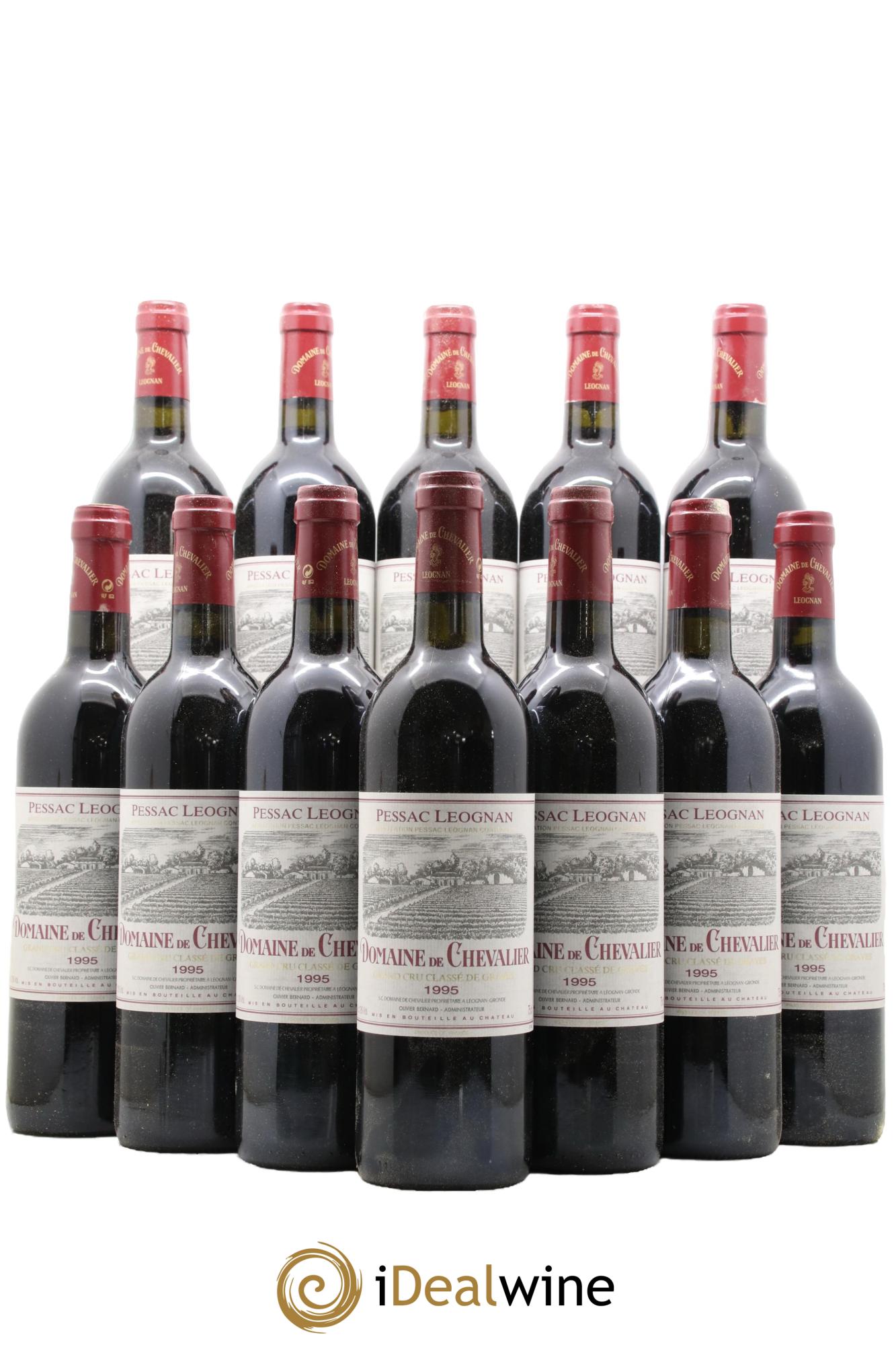 Domaine de Chevalier Cru Classé de Graves 1995 - Lot de 12 bouteilles - 0