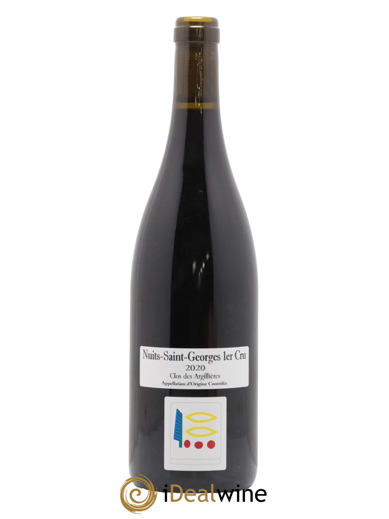 Nuits-Saint-Georges 1er Cru Clos des Argillières Prieuré Roch 2020 - Lot de 1 bouteille - 0