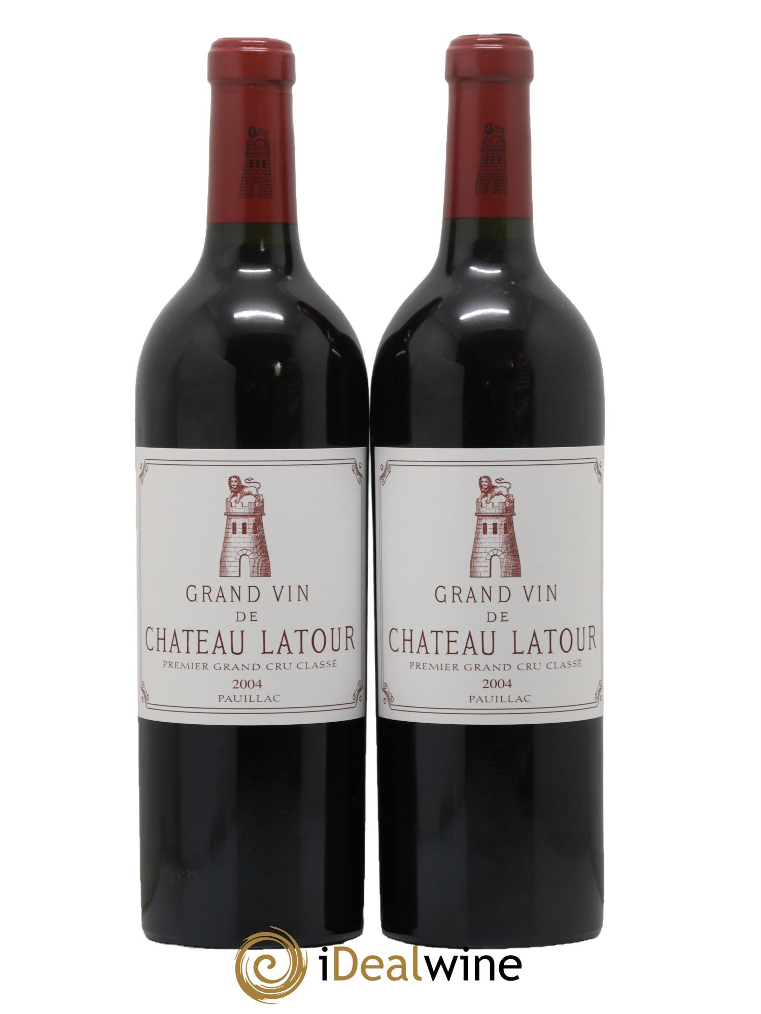 Château Latour 1er Grand Cru Classé 2004 - Lot of 2 bottles - 0