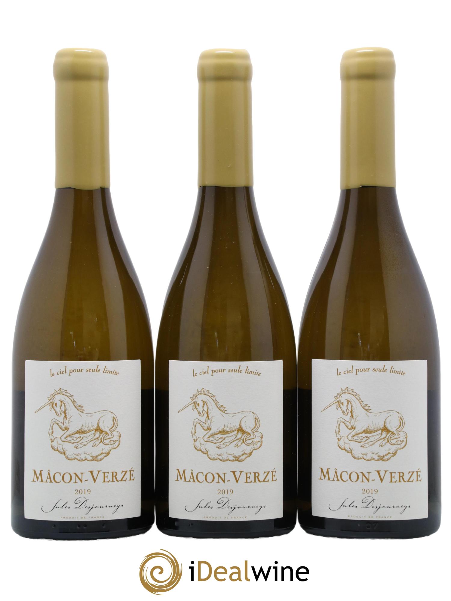 Mâcon-Verzé Jules Desjourneys 2019 - Lot de 3 bouteilles - 0