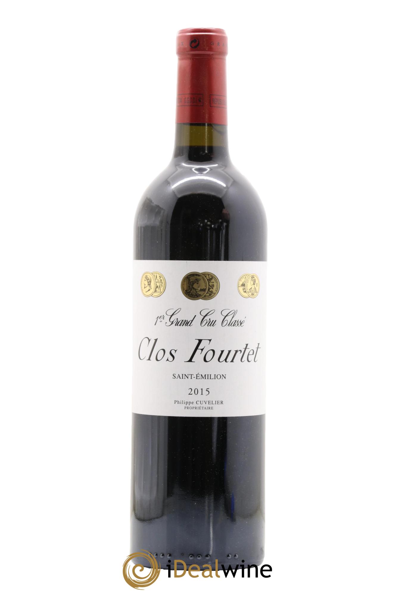 Clos Fourtet 1er Grand Cru Classé B 2015 - Lot de 1 bouteille - 0