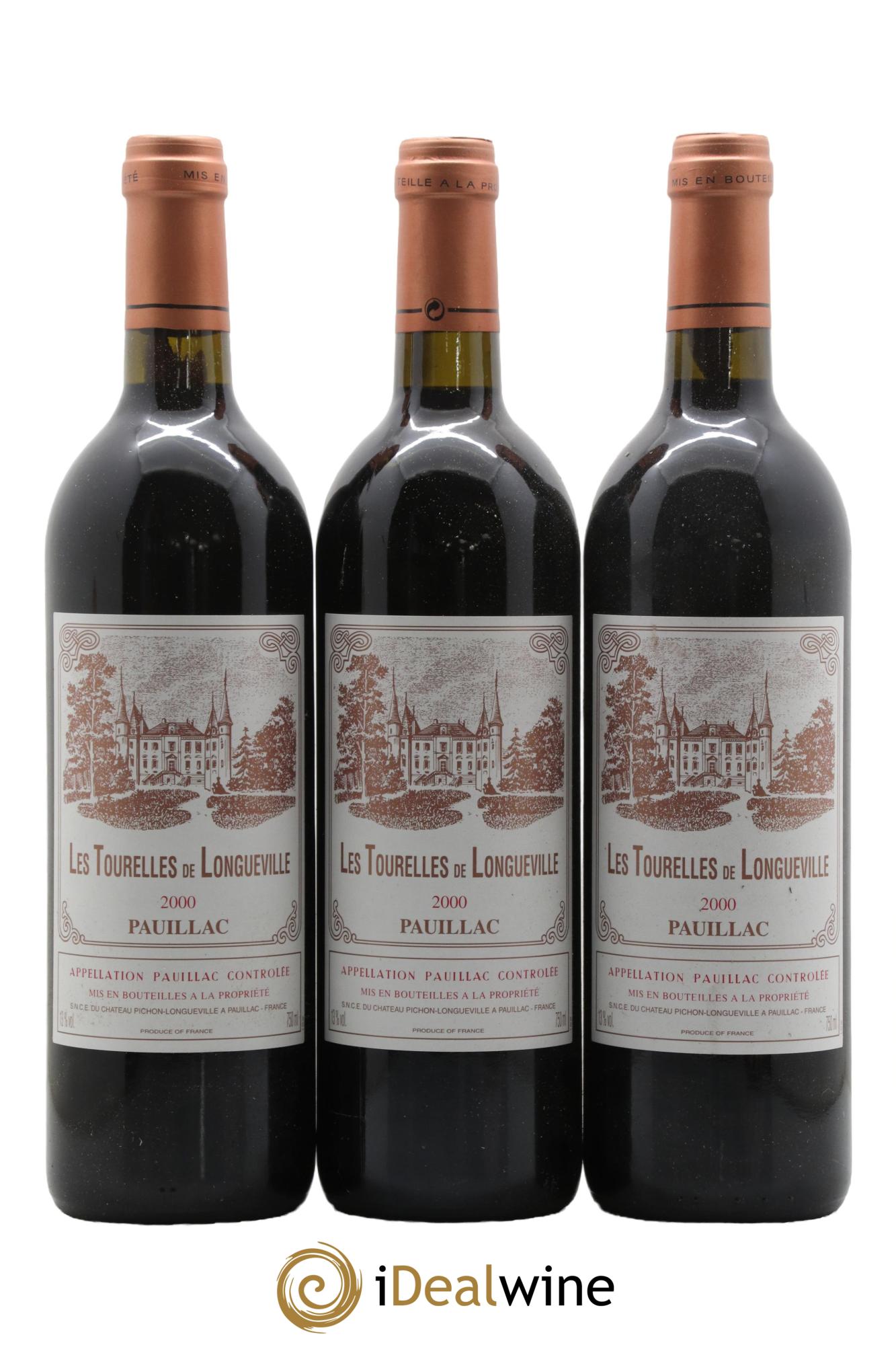 Les Tourelles de Longueville Second Vin 2000 - Posten von 6 Flaschen - 2