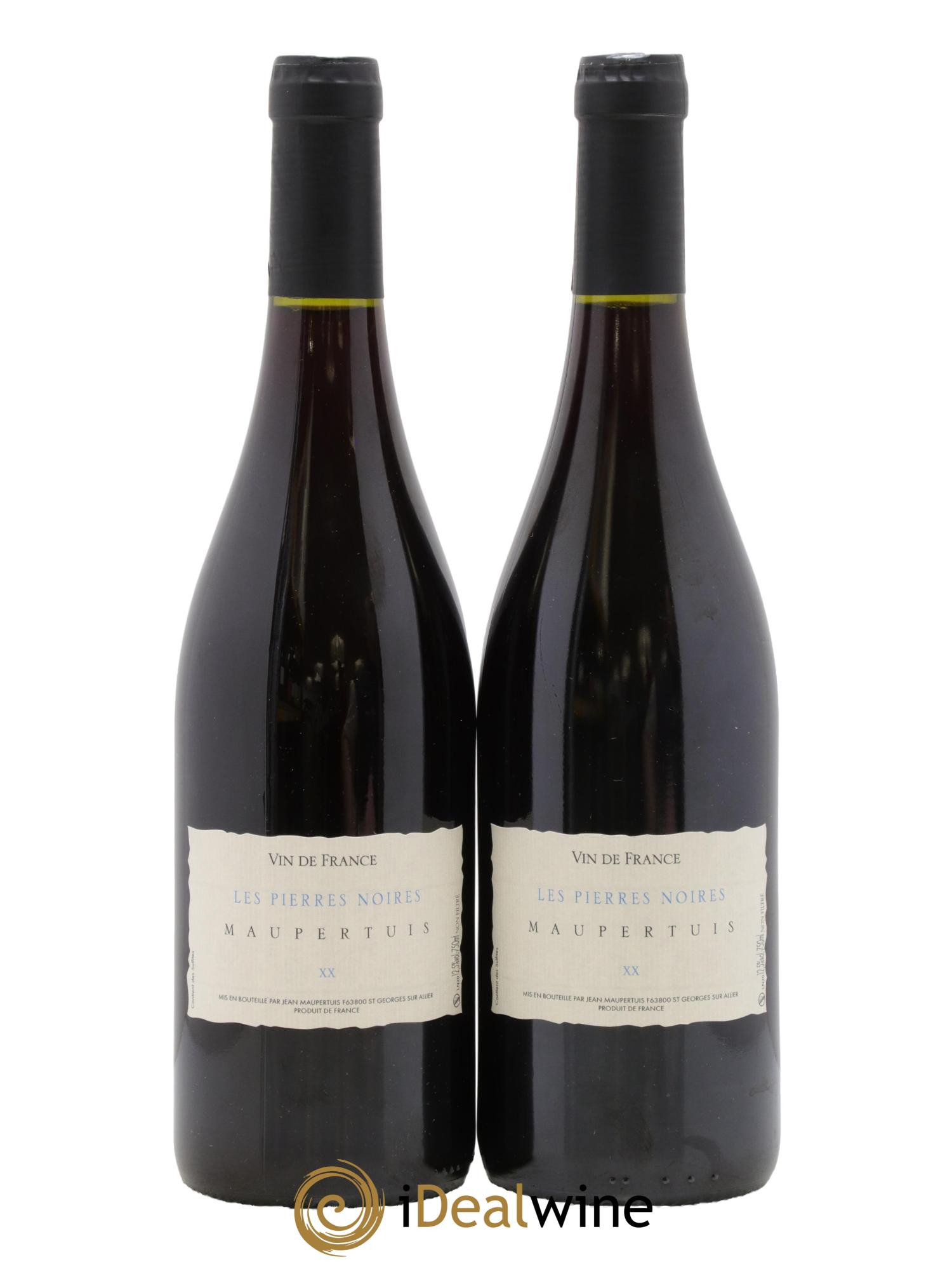 Vin de France Les Pierres Noires Jean Maupertuis 2020 - Lot de 2 bouteilles - 0