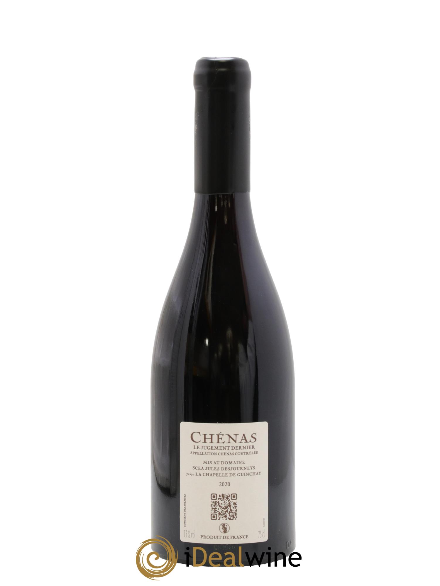 Chénas Le Jugement Dernier Jules Desjourneys 2020 - Lot de 1 bouteille - 1