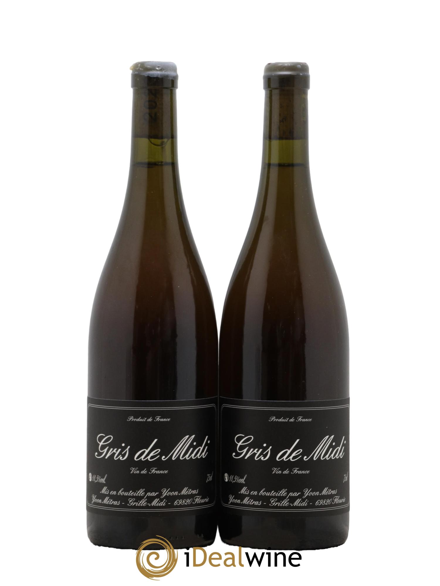 Vin de France Beaujolais Gris de Midi Domaine Yvon Métras 2023 - Lotto di 2 bottiglie - 0