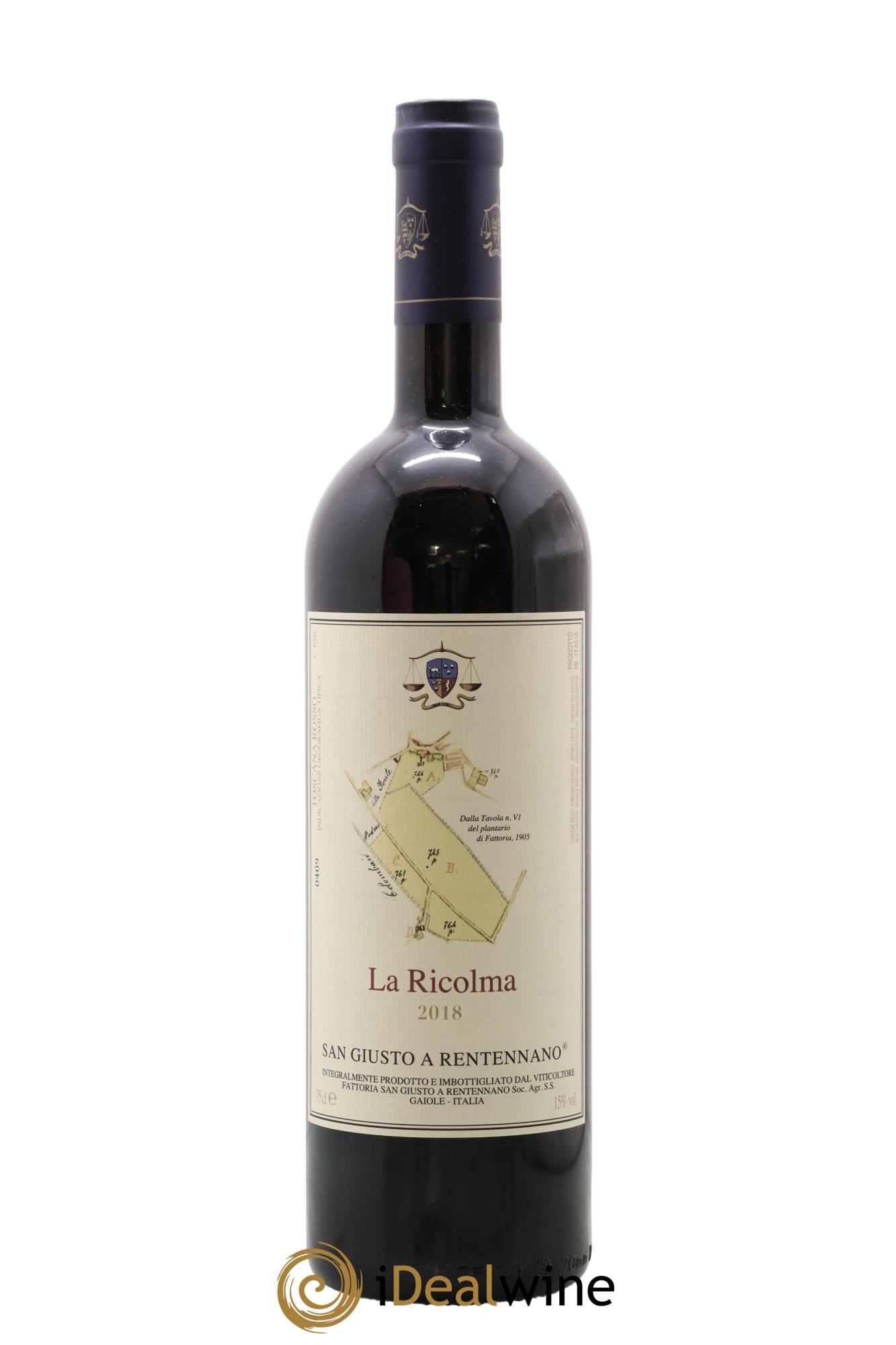 Toscana IGT San Giusto A Rentennano La Ricolma 2018 - Lot de 1 bouteille - 0