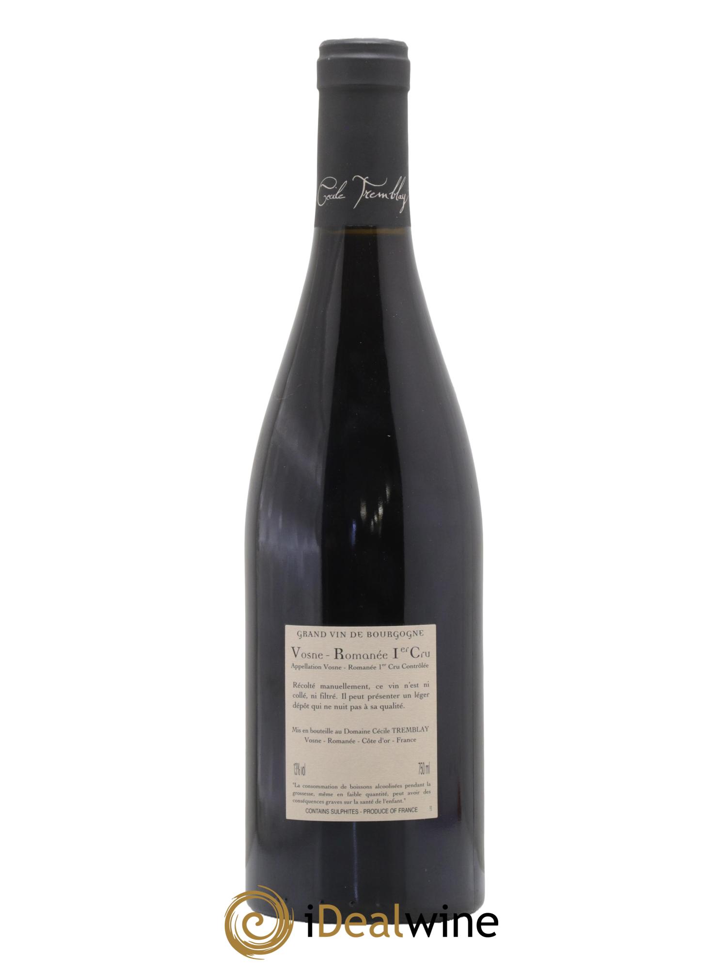 Vosne-Romanée 1er Cru Les Beaumonts (ou Beaux Monts) Cécile Tremblay 2012 - Lot de 1 bouteille - 1