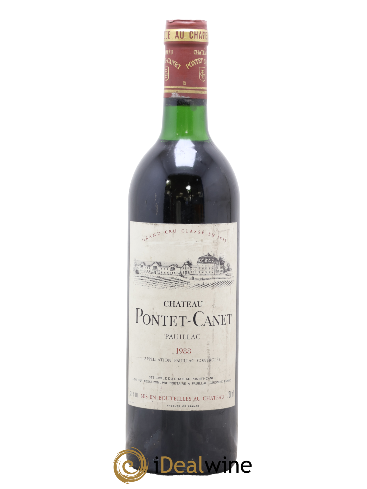 Château Pontet Canet 5ème Grand Cru Classé 1988 - Posten von 1 Flasche - 0