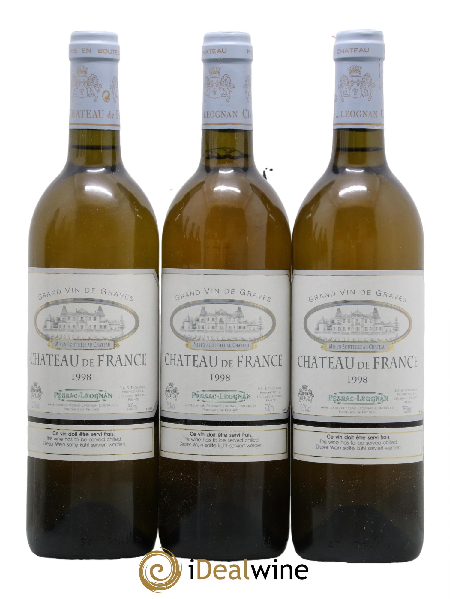 Château de France 1998 - Lot de 12 bouteilles - 3
