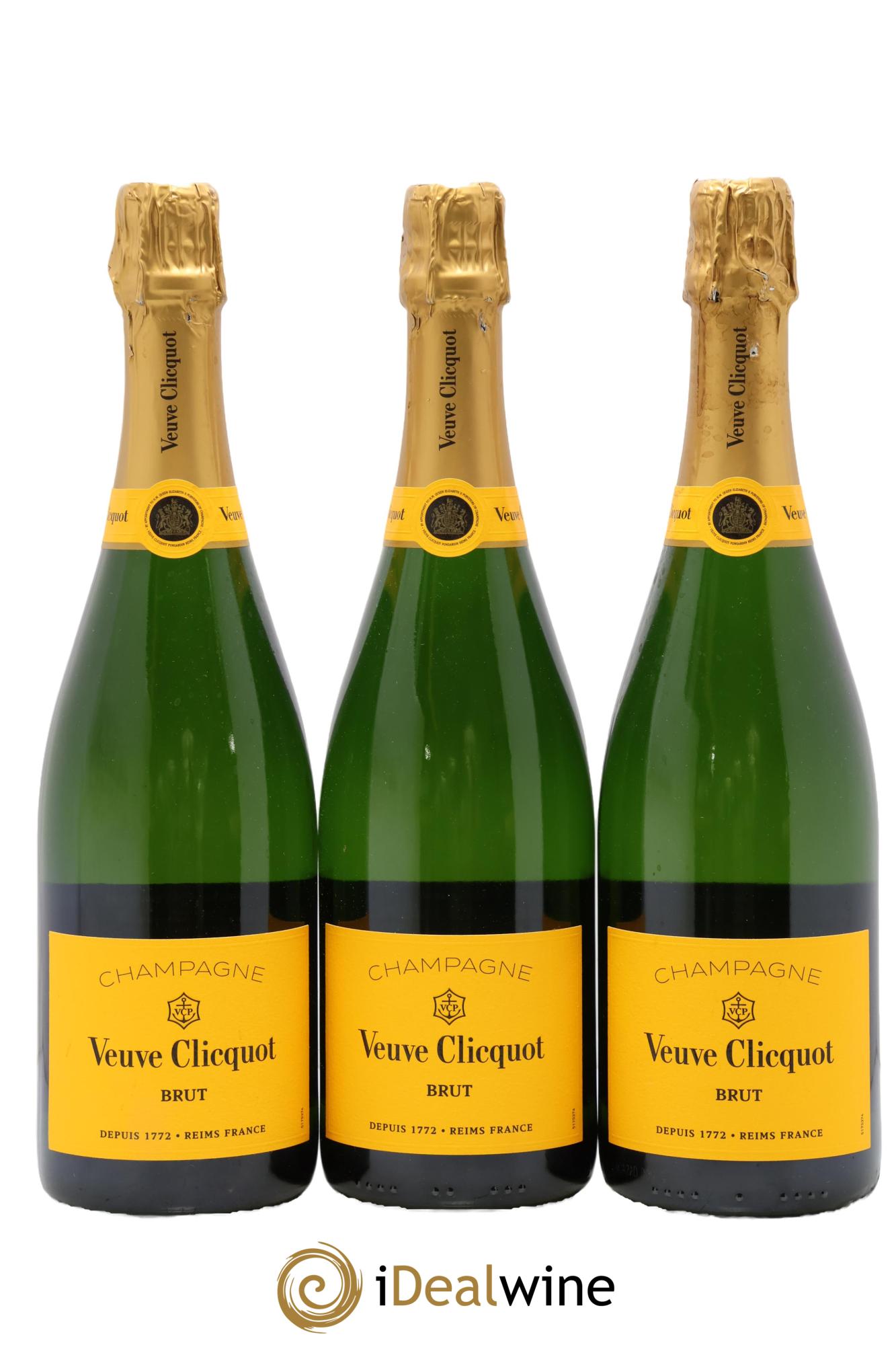 Carte Jaune Brut Veuve Clicquot - Posten von 3 Flaschen - 0