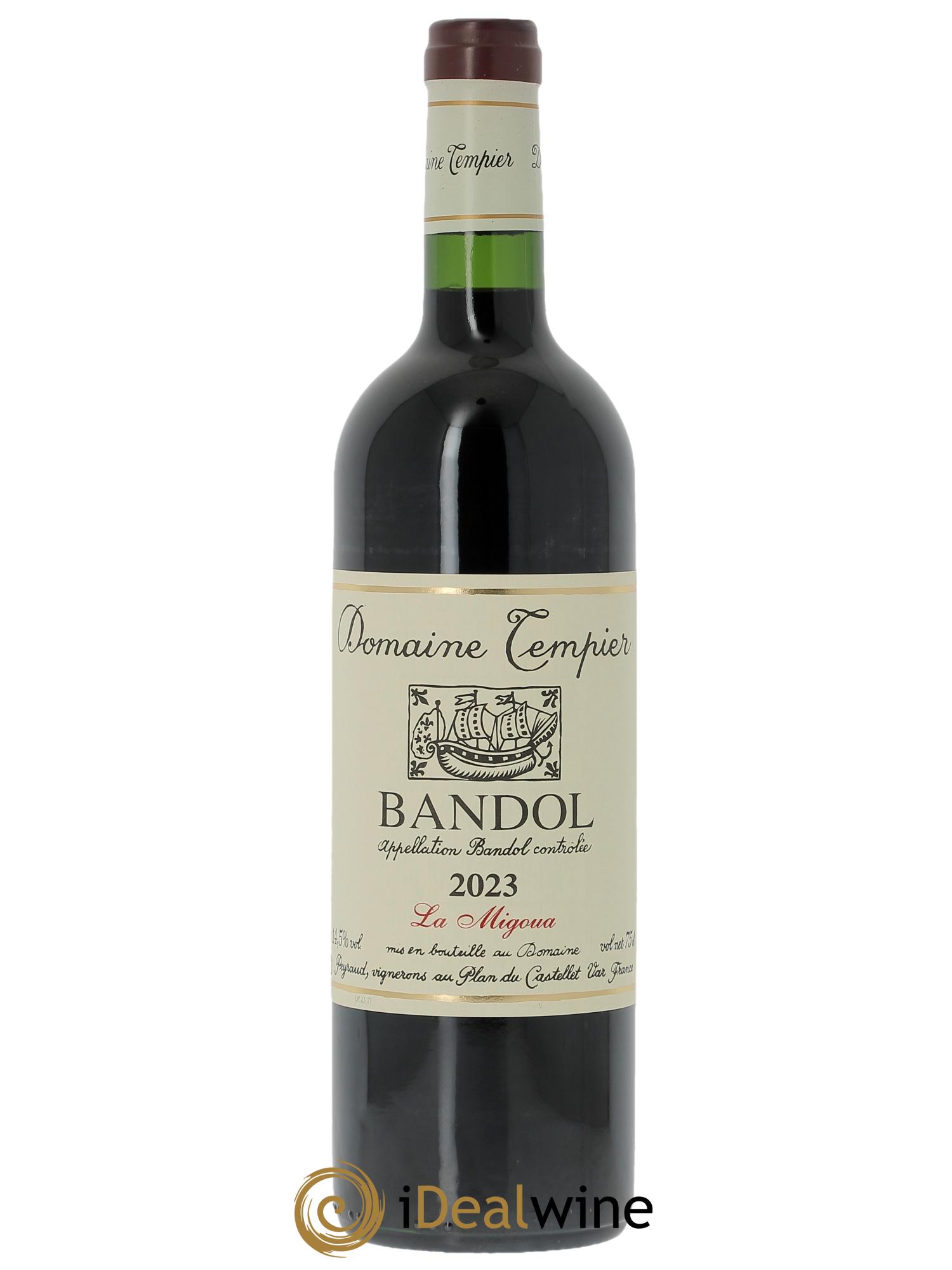 Bandol Domaine Tempier Cuvée La Migoua Famille Peyraud 2023 - Lote de 1 botella - 0