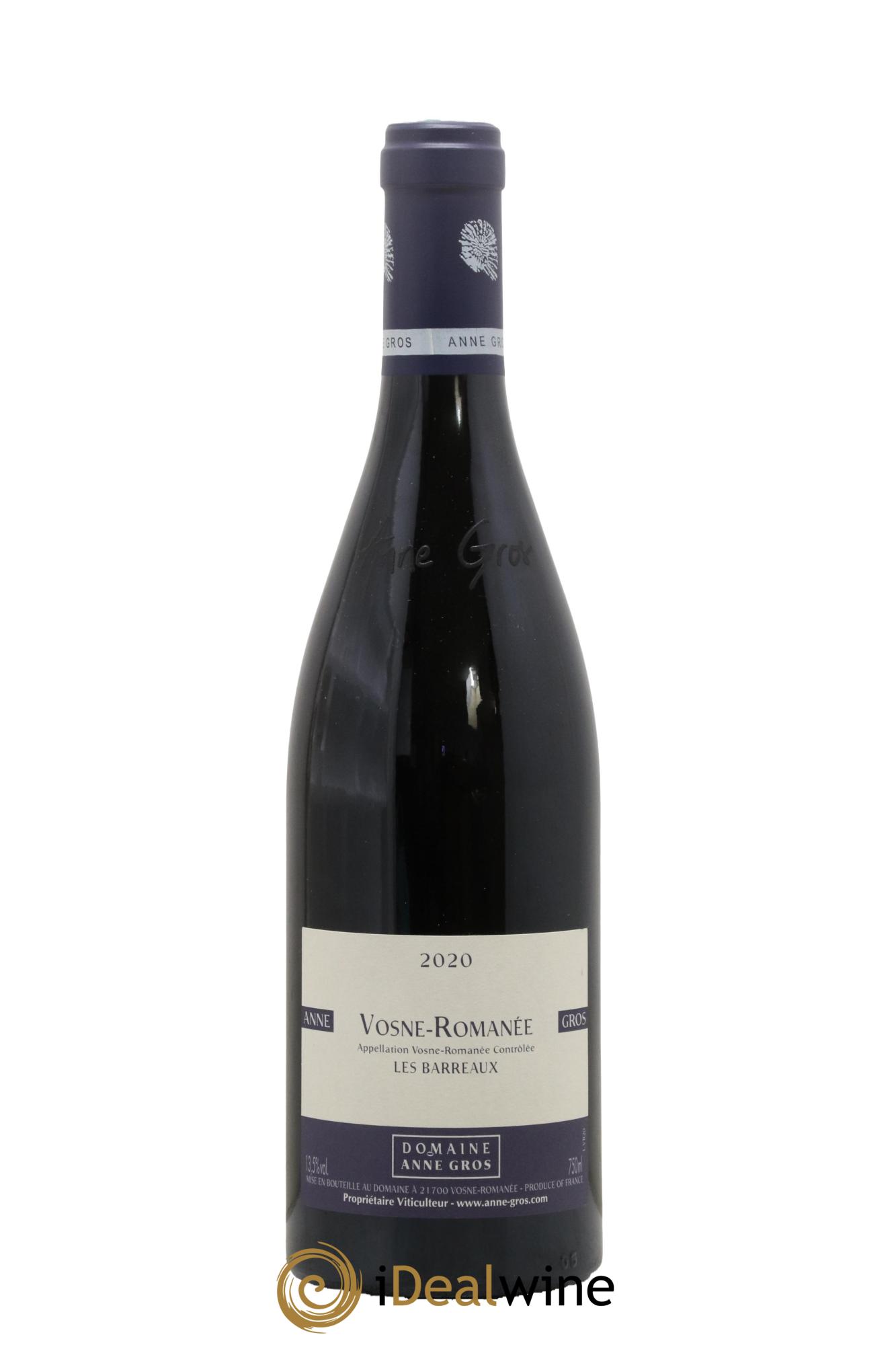 Vosne-Romanée Les Barreaux Anne Gros 2020 - Lotto di 1 bottiglia - 0