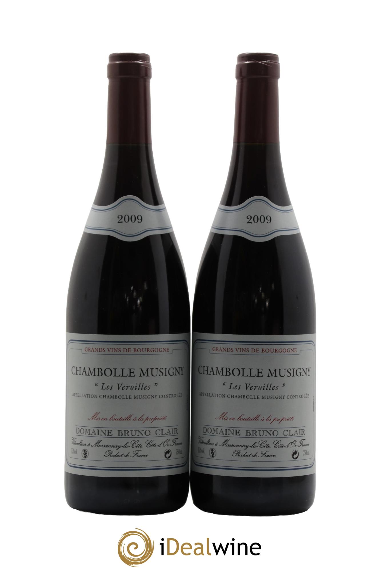 Chambolle-Musigny Les Veroilles Bruno Clair (Domaine) 2009 - Lot de 2 bouteilles - 0