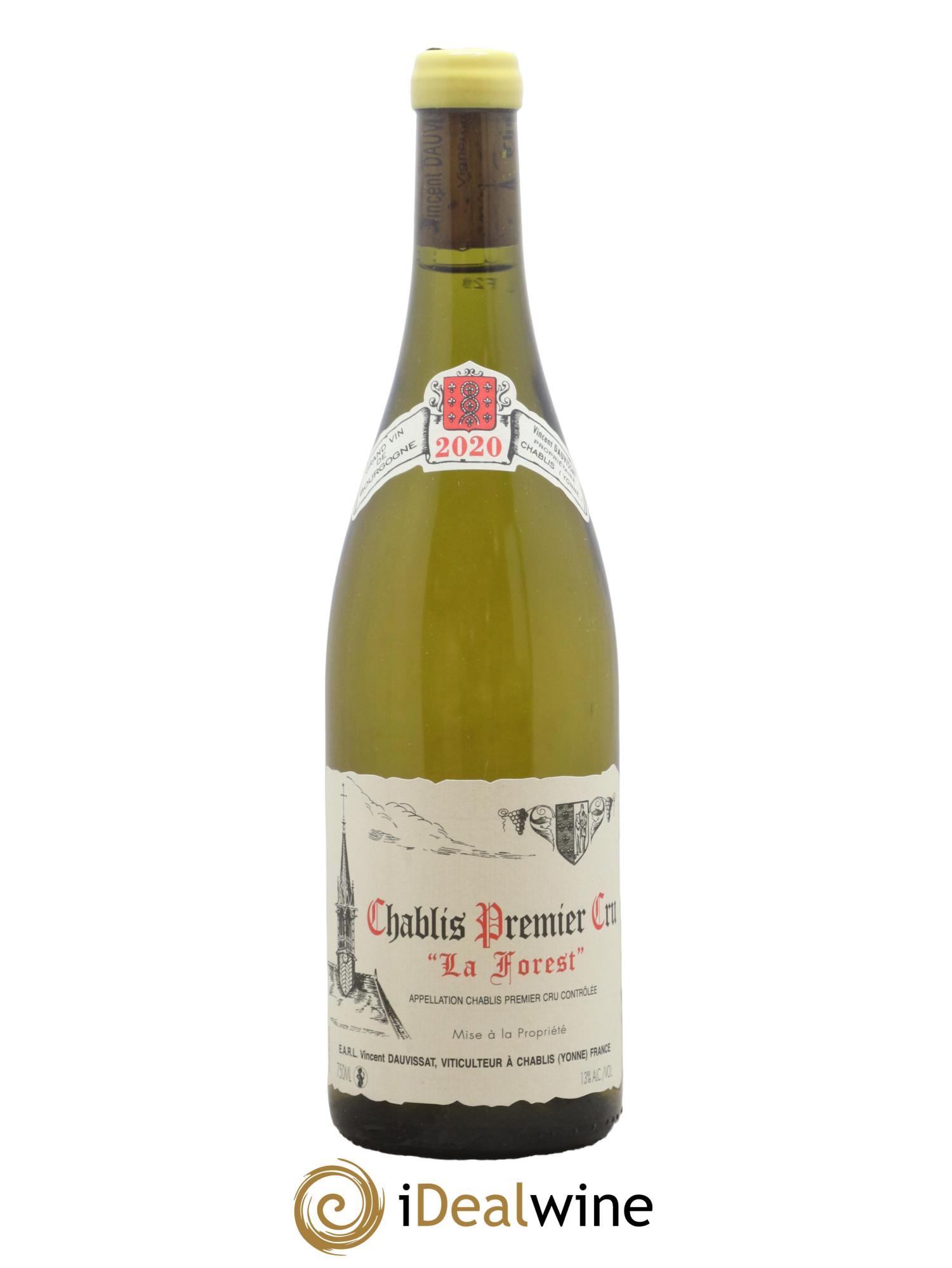 Chablis 1er Cru La Forest Vincent Dauvissat (Domaine) 2020 - Lot de 1 bouteille - 0