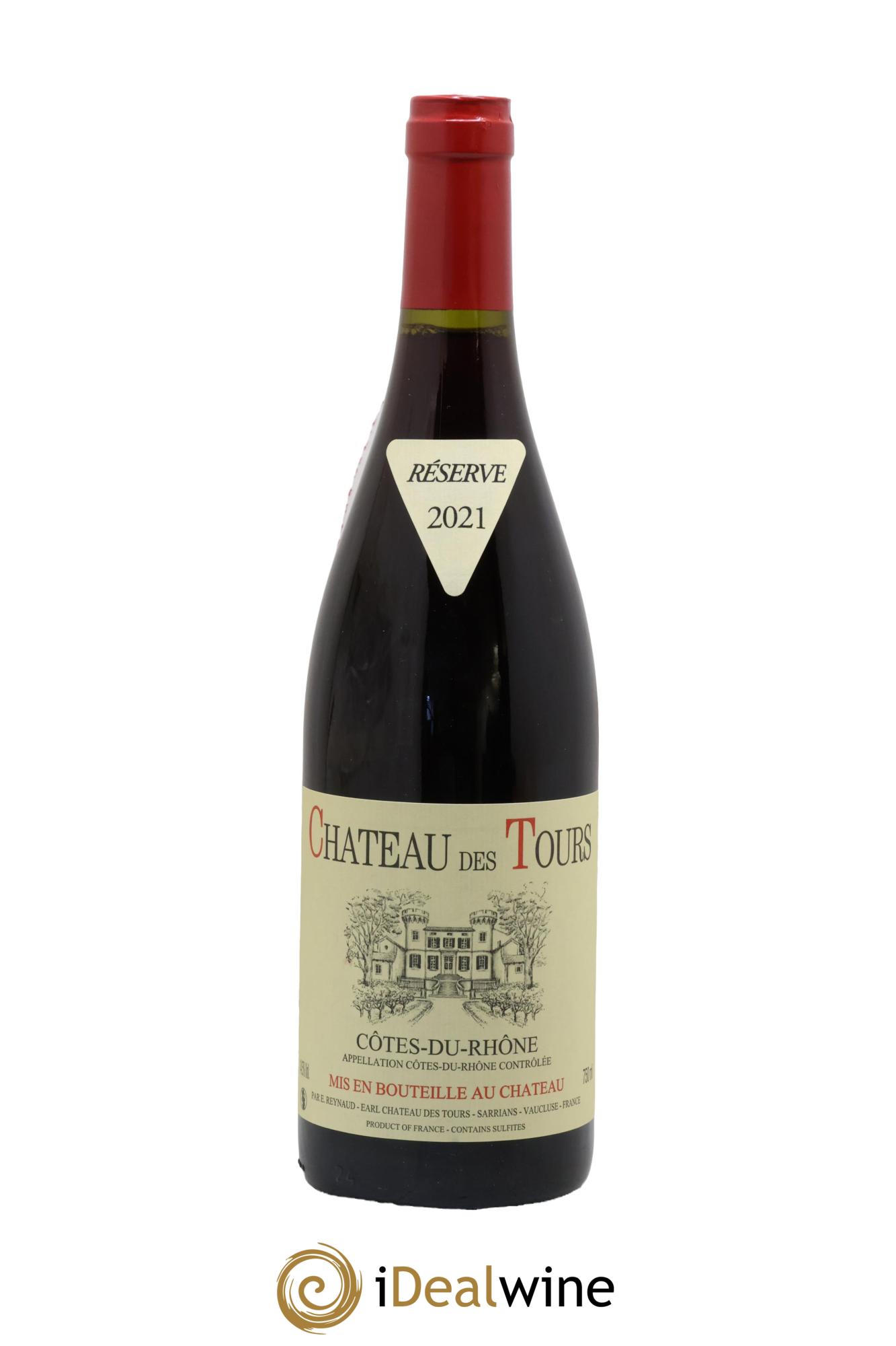 Côtes-du-Rhône Château des Tours Emmanuel Reynaud 2021 - Lot de 1 bouteille - 0