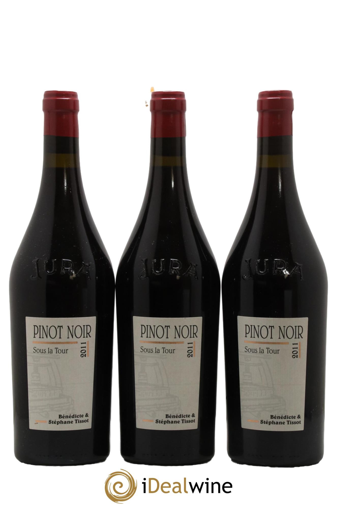 Arbois Sous la Tour Pinot Noir Bénédicte et Stéphane Tissot 2011 - Lot de 3 bouteilles - 0
