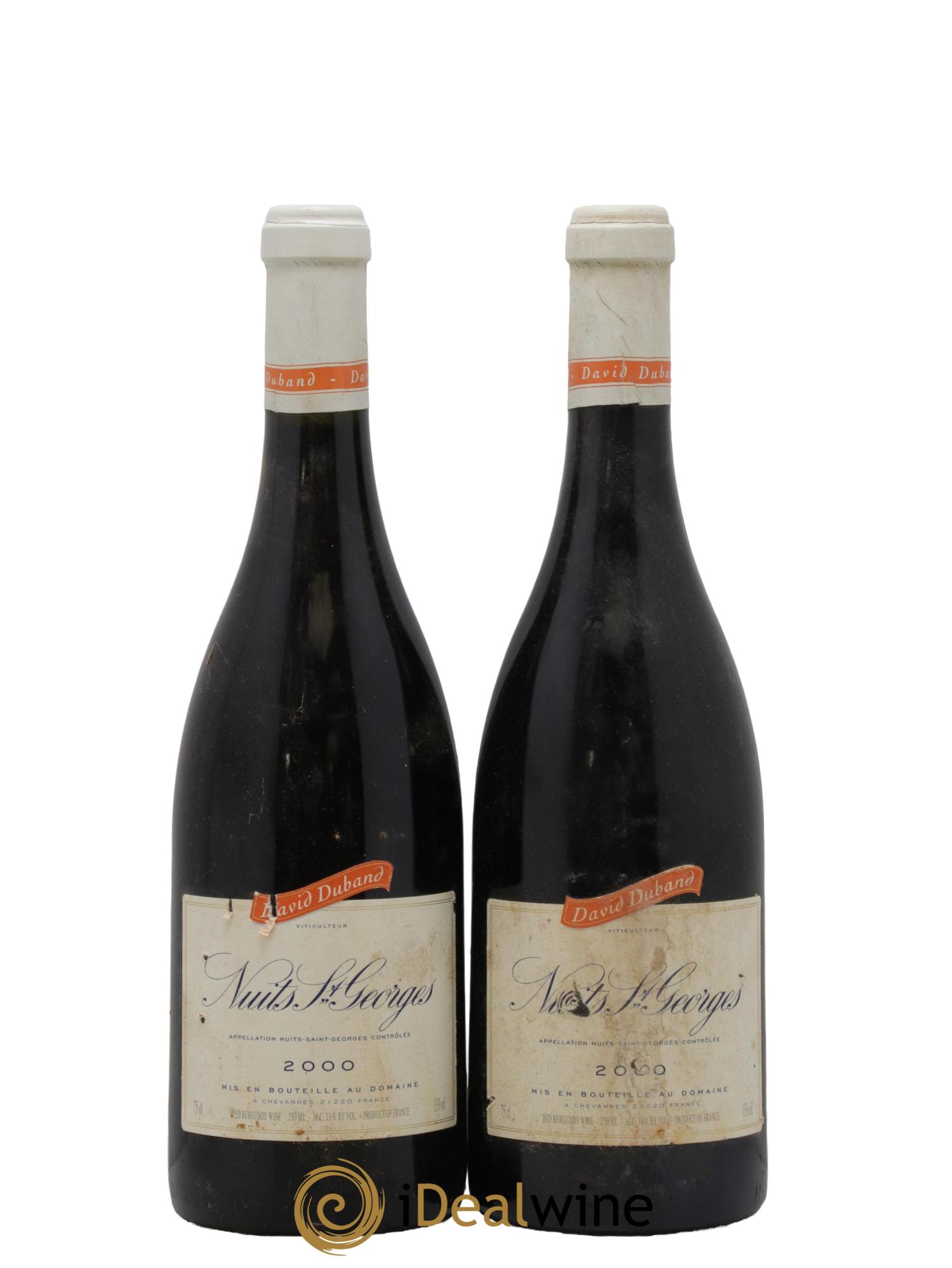 Nuits-Saint-Georges David Duband 2000 - Lotto di 2 bottiglie - 0