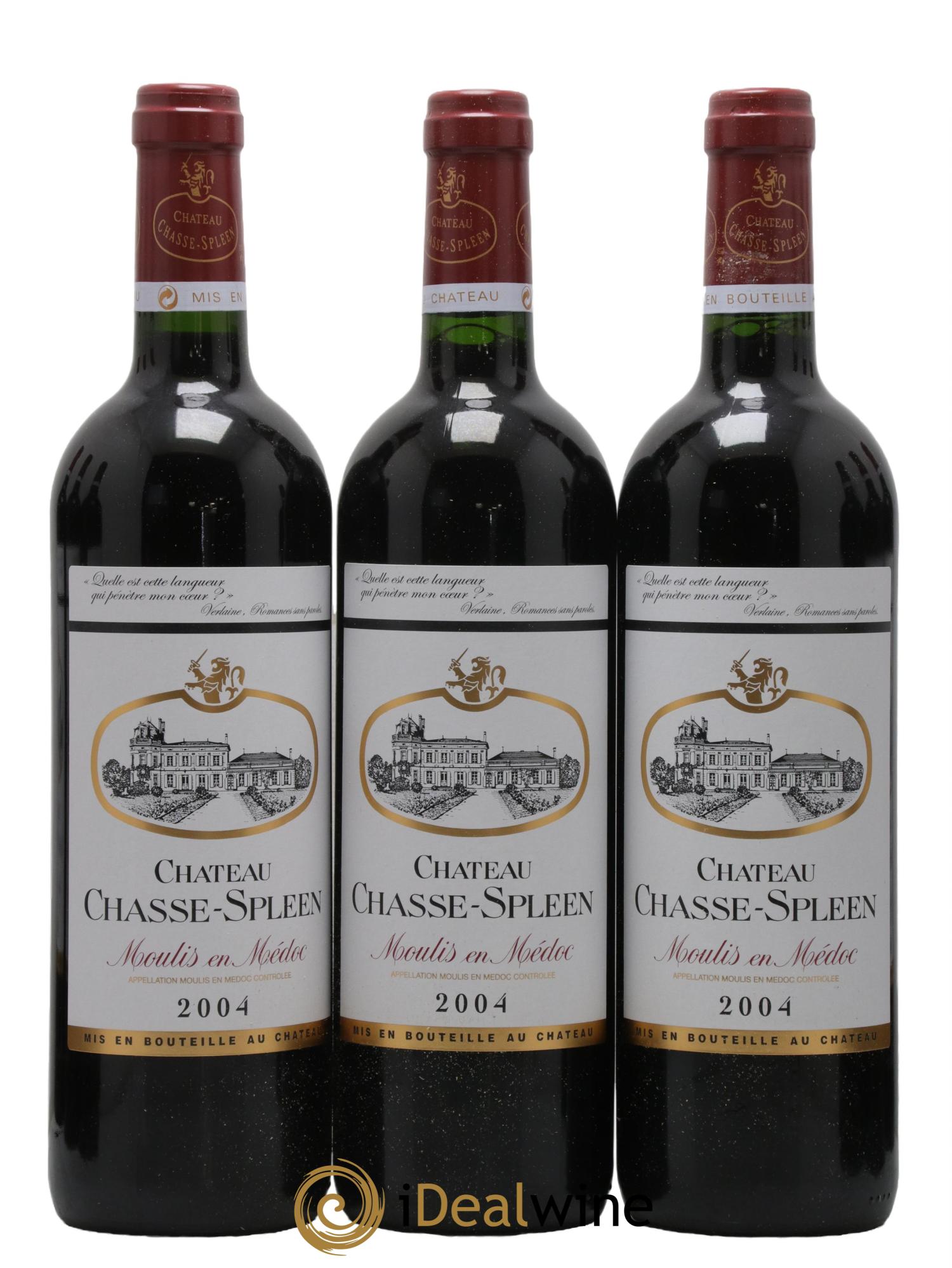 Château Chasse Spleen 2004 - Lot de 12 bouteilles - 3