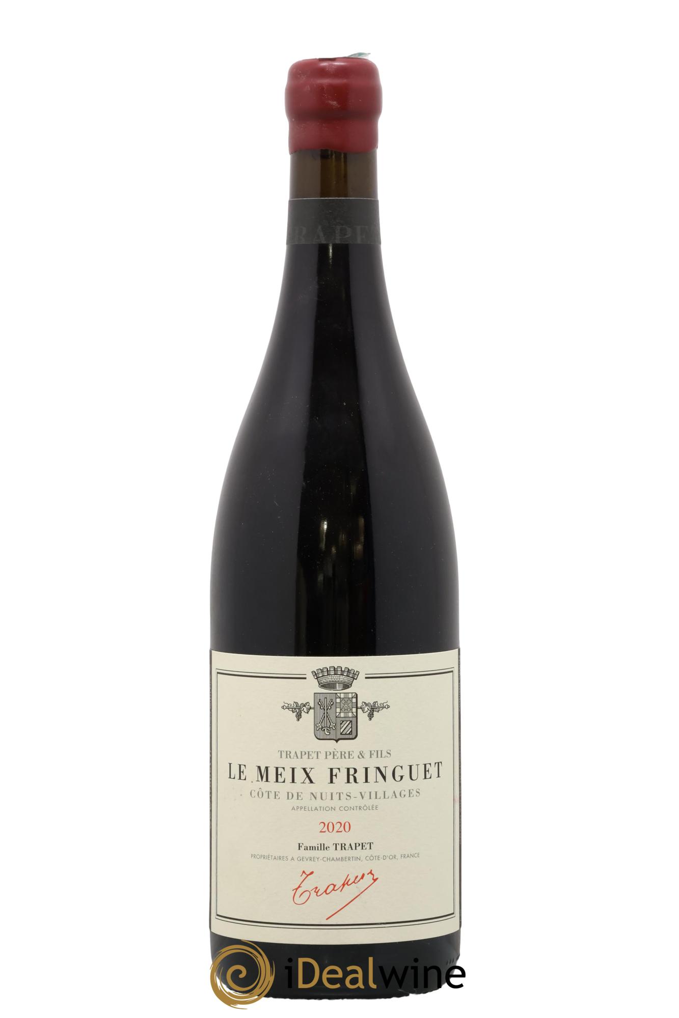 Côte de Nuits-Villages Le Meix Fringuet Domaine Trapet 2020 - Lot de 1 bouteille - 0