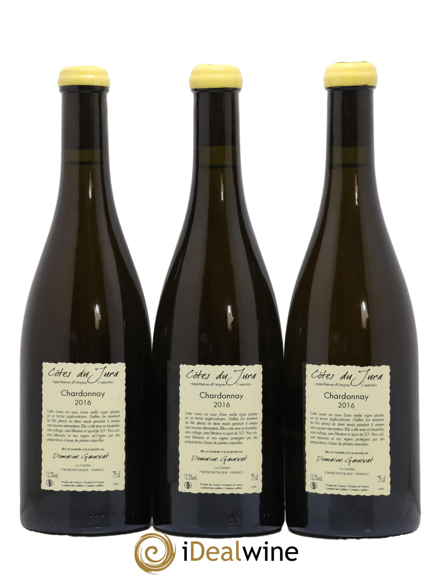 Côtes du Jura Les Chamois du Paradis Jean-François Ganevat (Domaine) 2016 - Lot de 3 bouteilles - 1