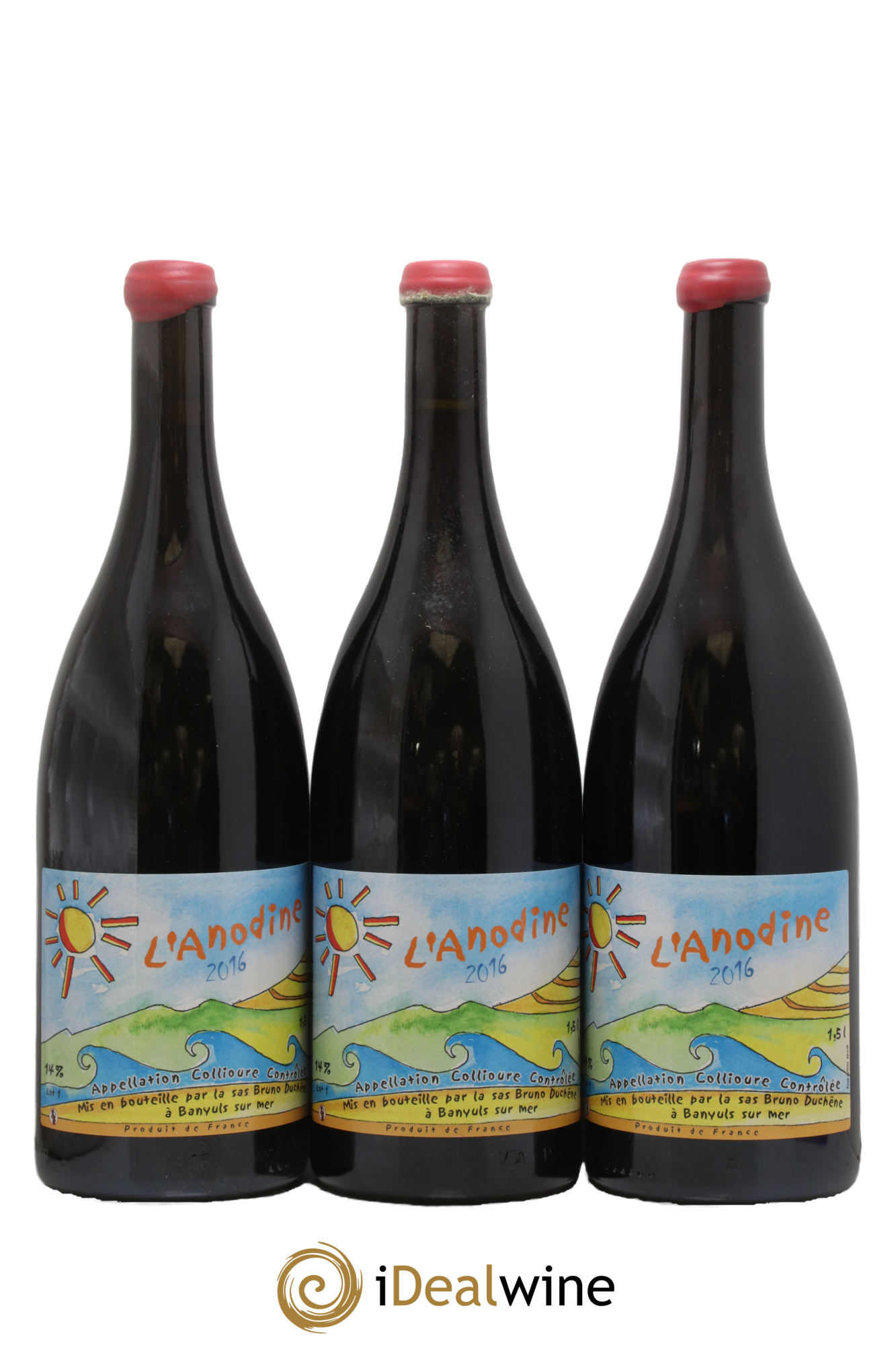 Collioure L'Anodine Bruno Duchêne 2016 - Lot de 3 magnums - 0