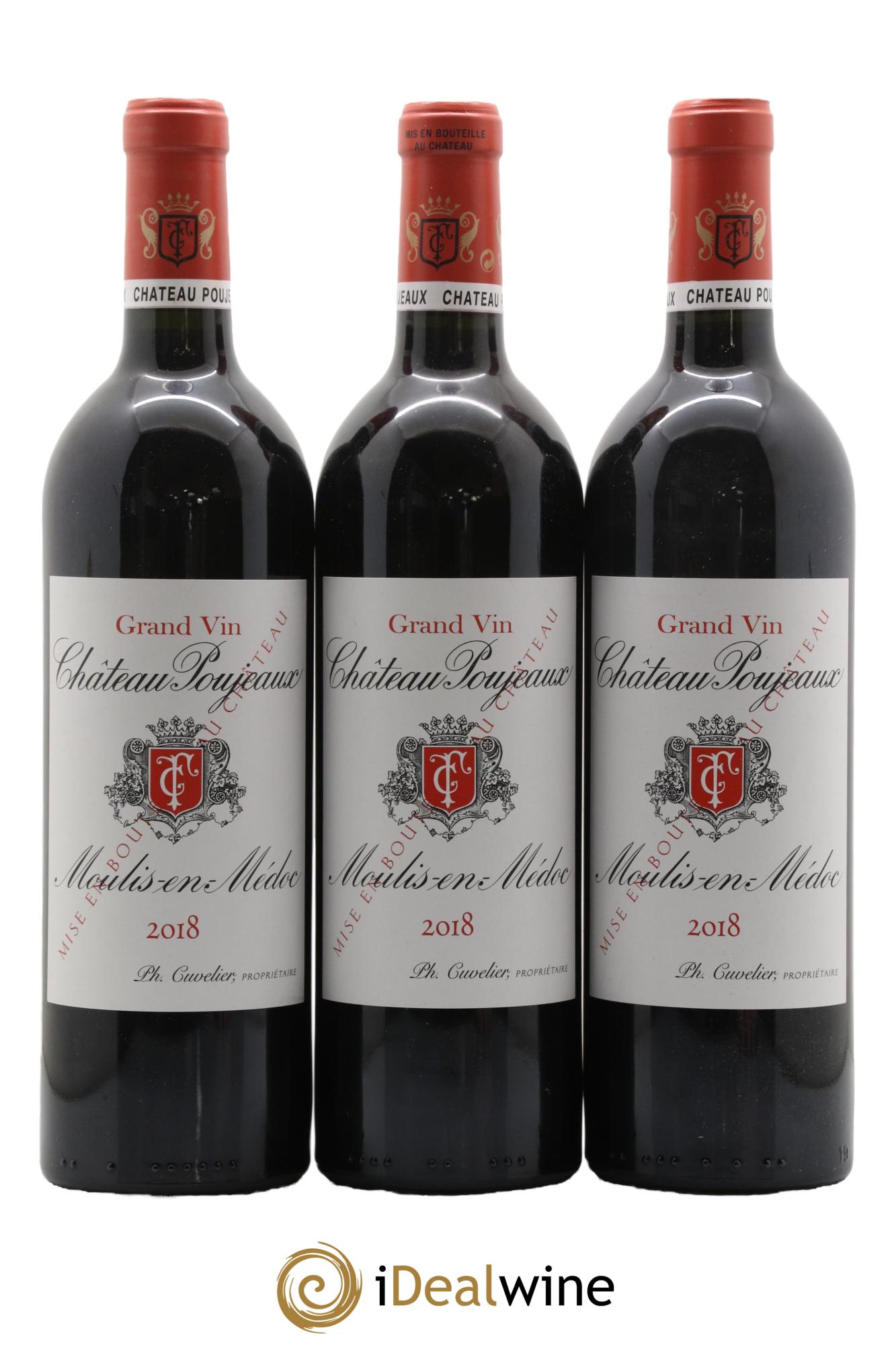 Château Poujeaux 2018 - Lot of 6 bottles - 1