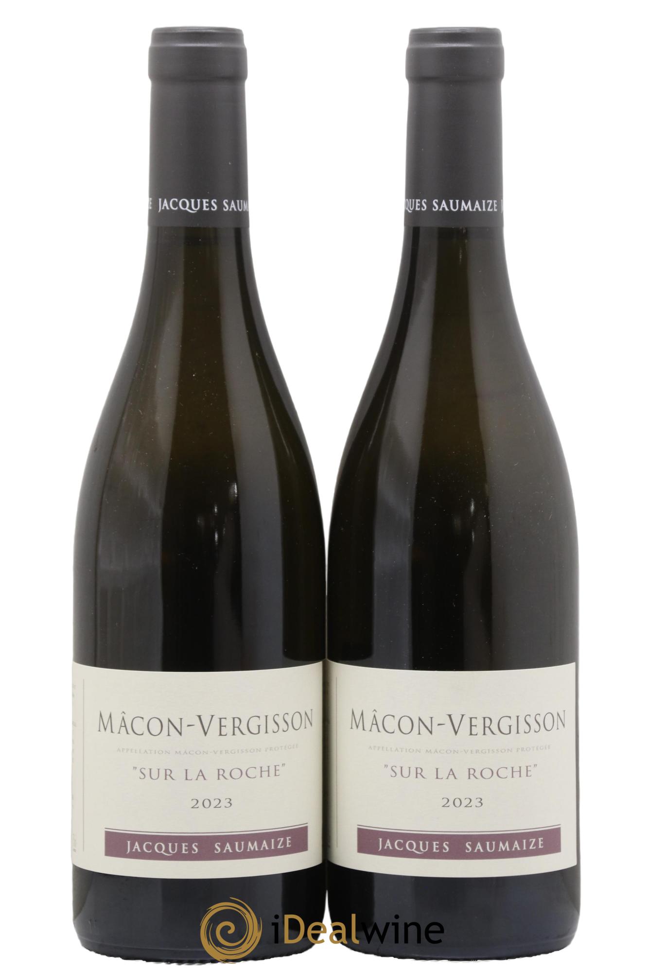 Mâcon-Vergisson Sur la Roche Jacques et Nathalie Saumaize 2023 - Lot de 2 bouteilles - 0