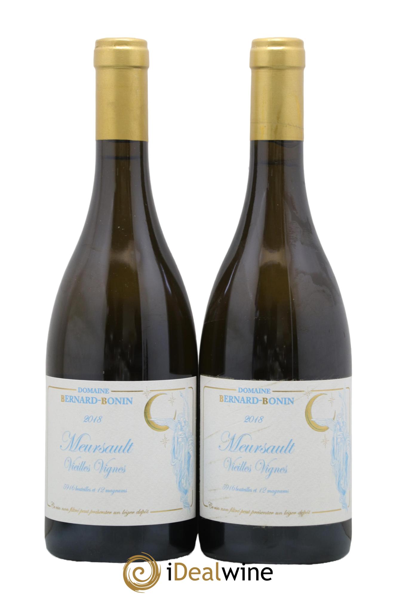 Meursault Vieilles Vignes Bernard Bonin 2018 - Lot de 2 bouteilles - 0