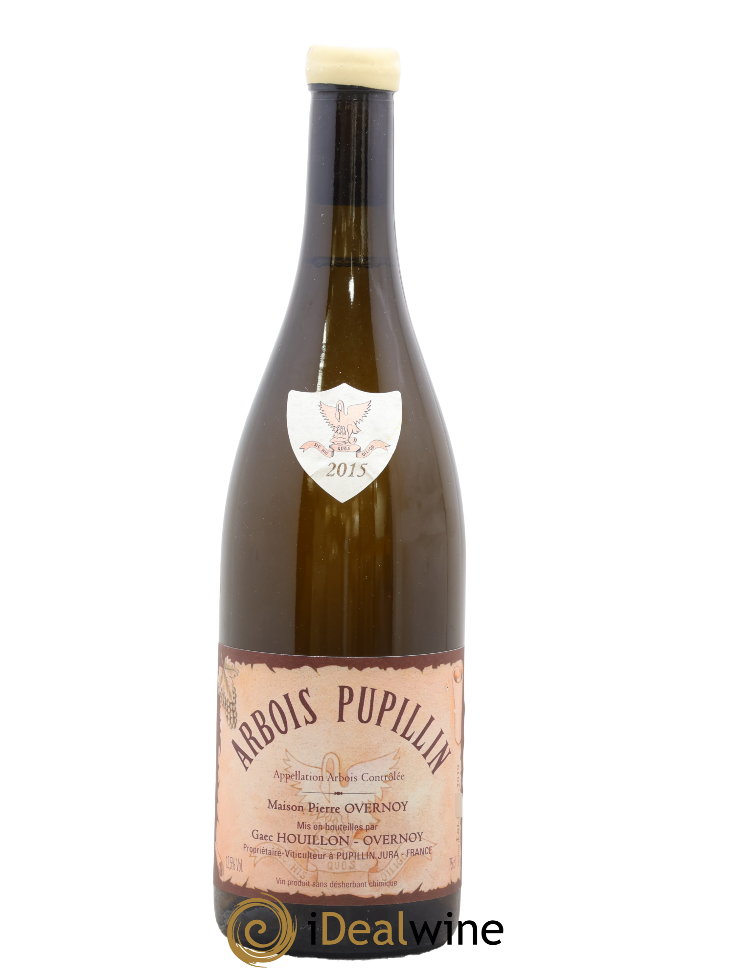 Arbois-Pupillin Chardonnay (cire blanche) Overnoy-Houillon (Domaine) 2015 - Lot de 1 bouteille - 0