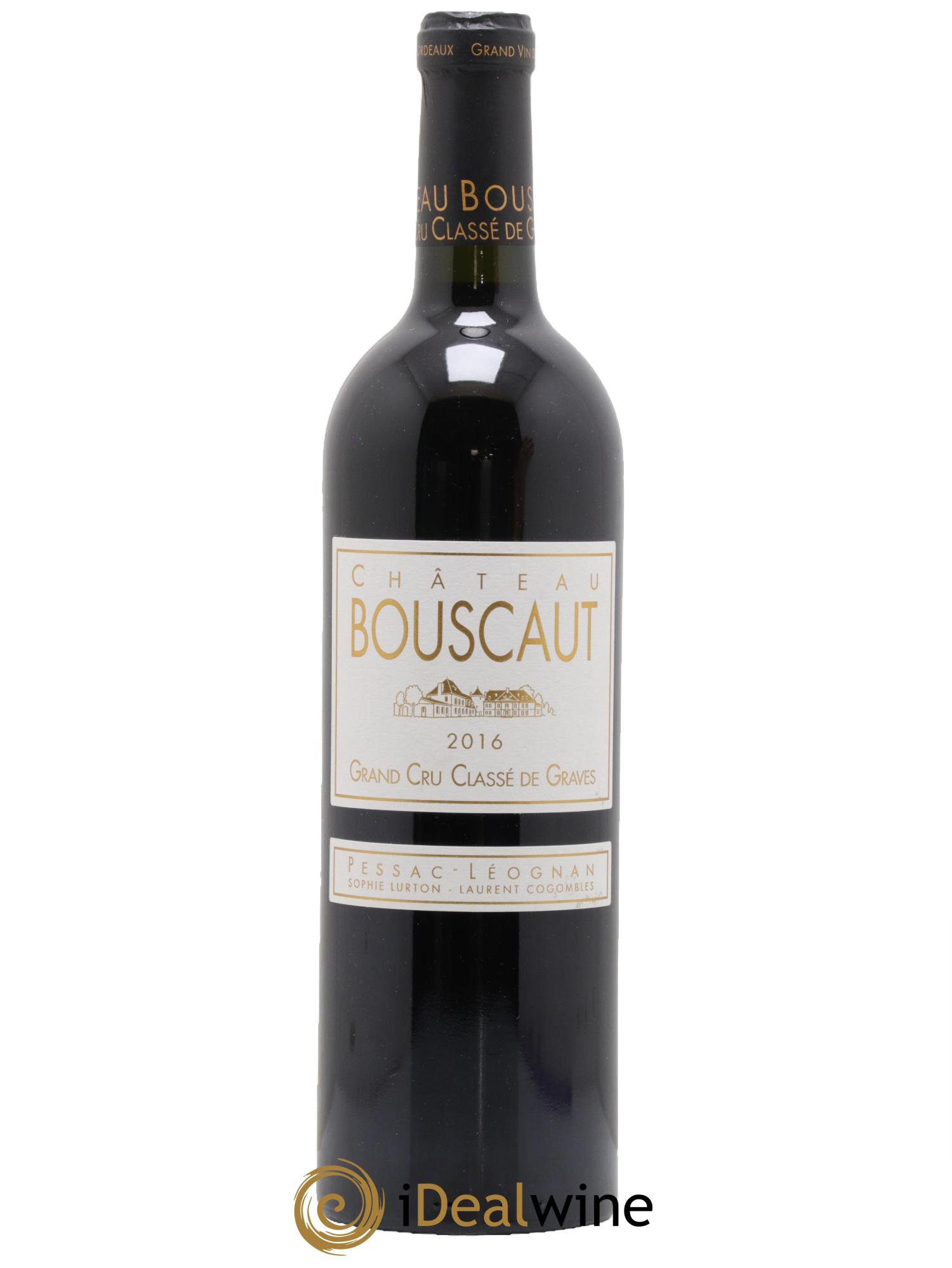 Château Bouscaut Cru Classé de Graves 2016 - Lot de 1 bouteille - 0