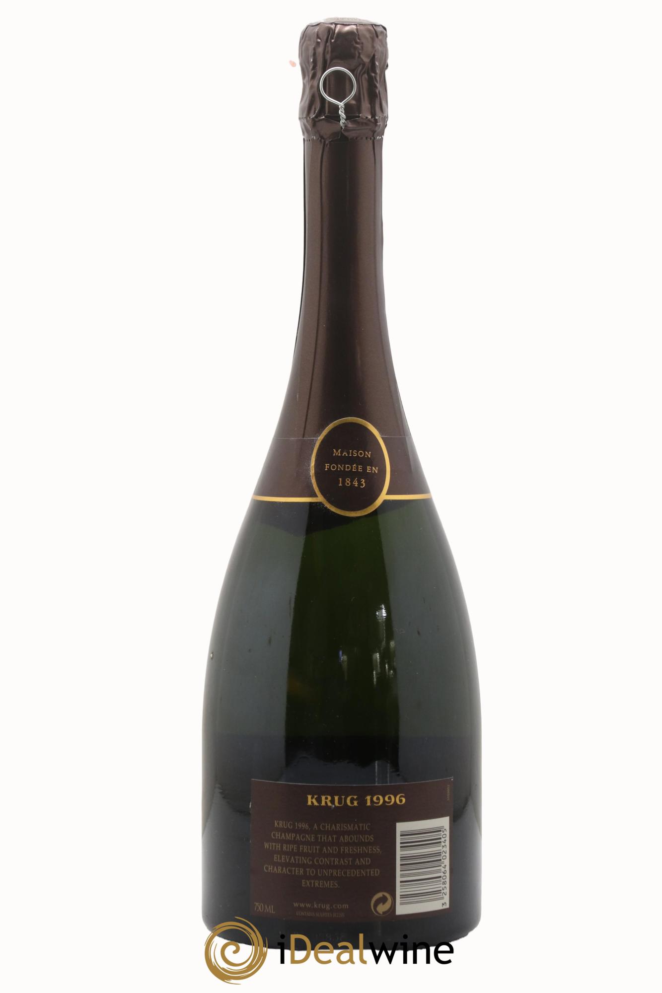 Vintage Krug 1996 - Posten von 1 Flasche - 2